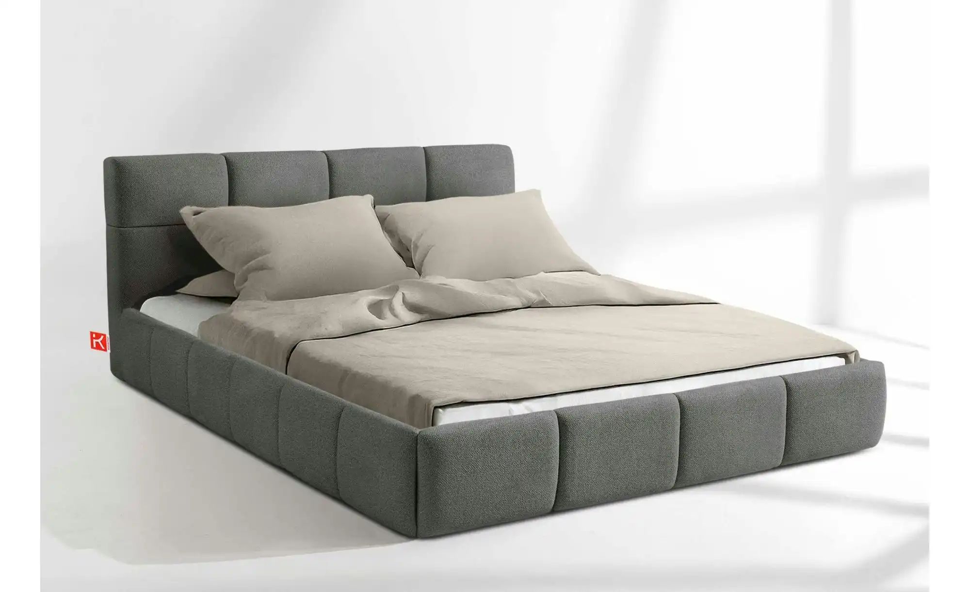 KONSIMO Polsterbett  Altos ¦ grau ¦ Maße (cm): B: 156 H: 96 Betten > Polste günstig online kaufen