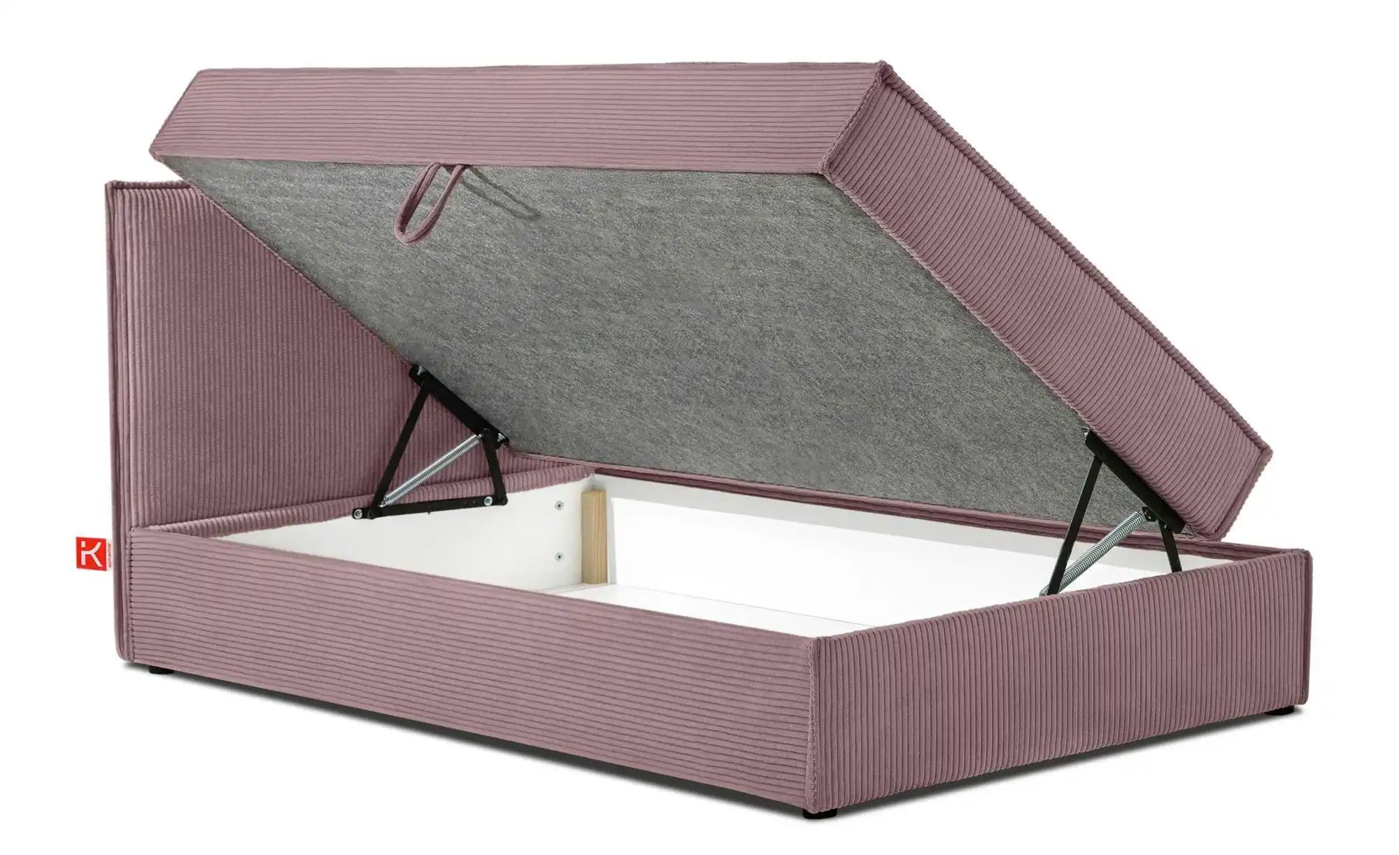 KONSIMO Boxbett mit Stauraum  H2 Roti ¦ lila/violett ¦ Maße (cm): B: 95 H: günstig online kaufen