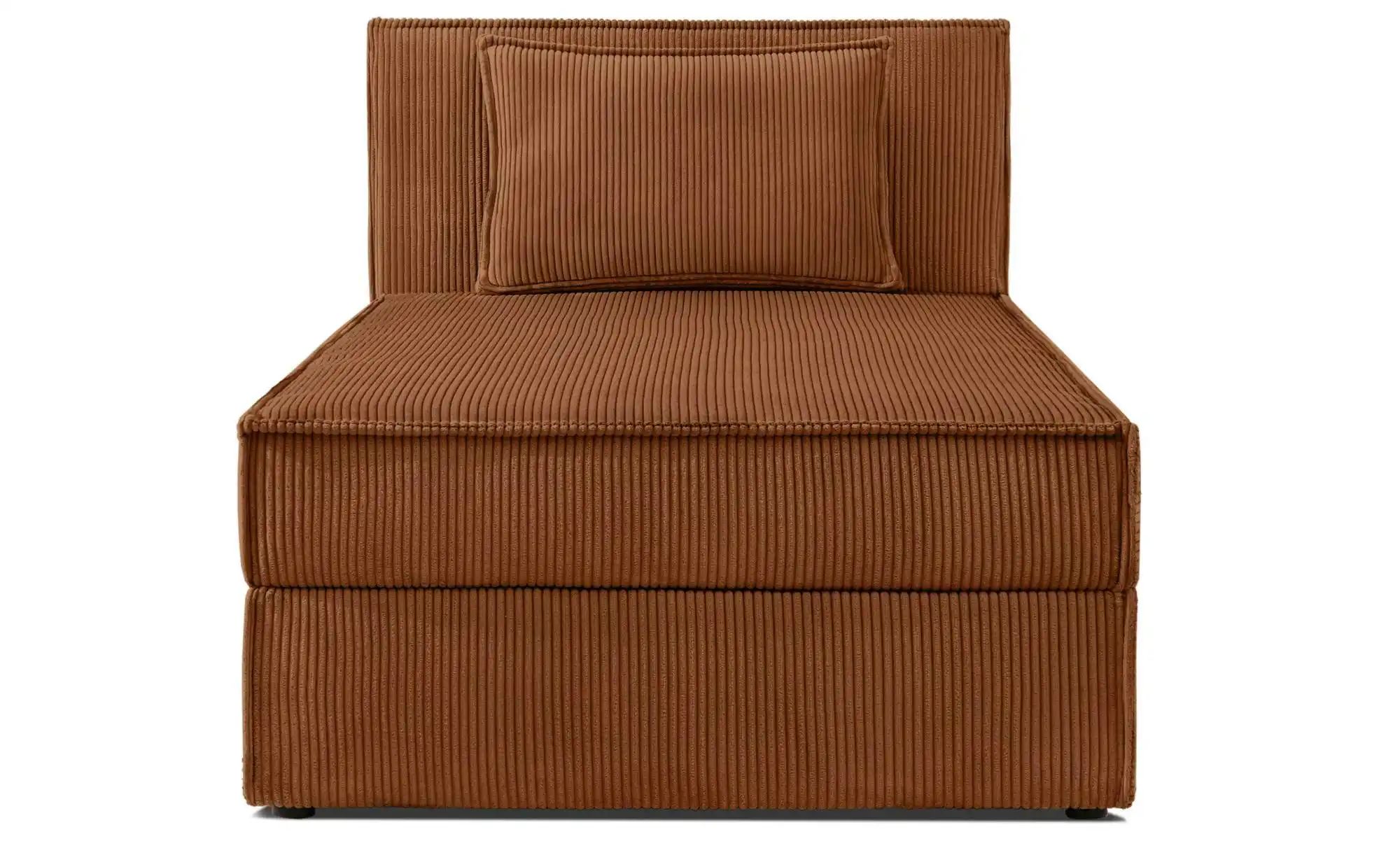 KONSIMO Boxbett mit Stauraum  H2 Roti ¦ orange ¦ Maße (cm): B: 95 H: 89 Bet günstig online kaufen
