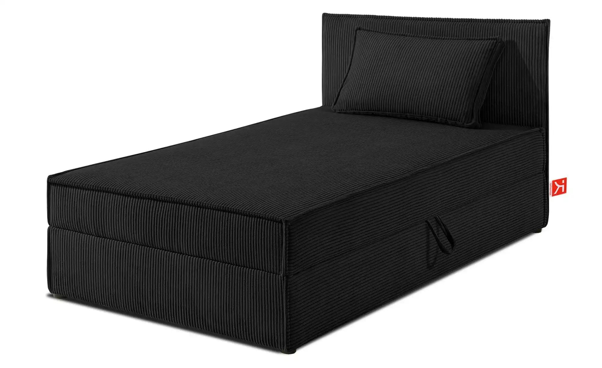 KONSIMO Boxbett mit Stauraum  H2 Roti ¦ schwarz ¦ Maße (cm): B: 105 H: 89 B günstig online kaufen