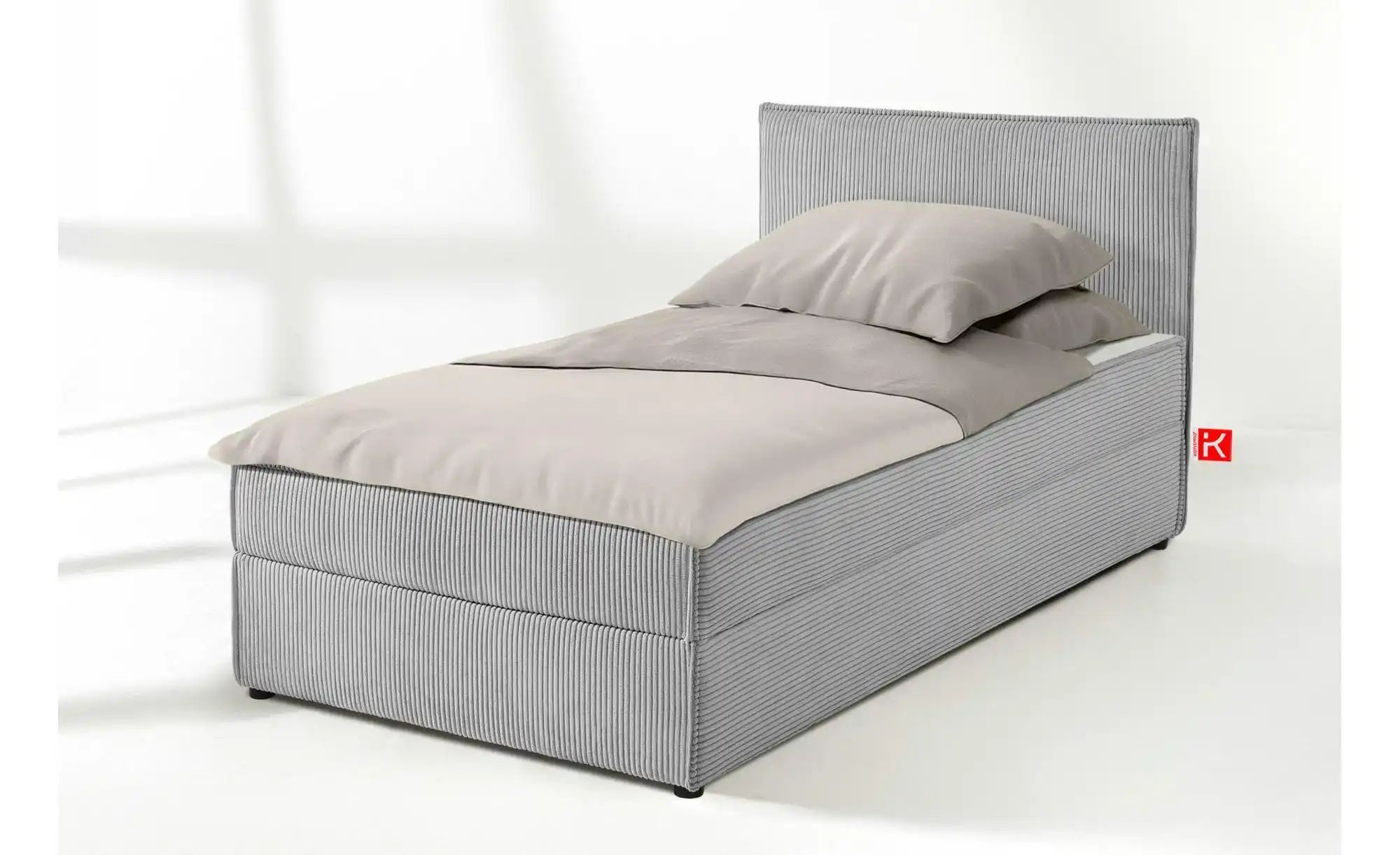 KONSIMO Boxbett mit Stauraum  H2 Roti ¦ grau ¦ Maße (cm): B: 95 H: 89 Bette günstig online kaufen