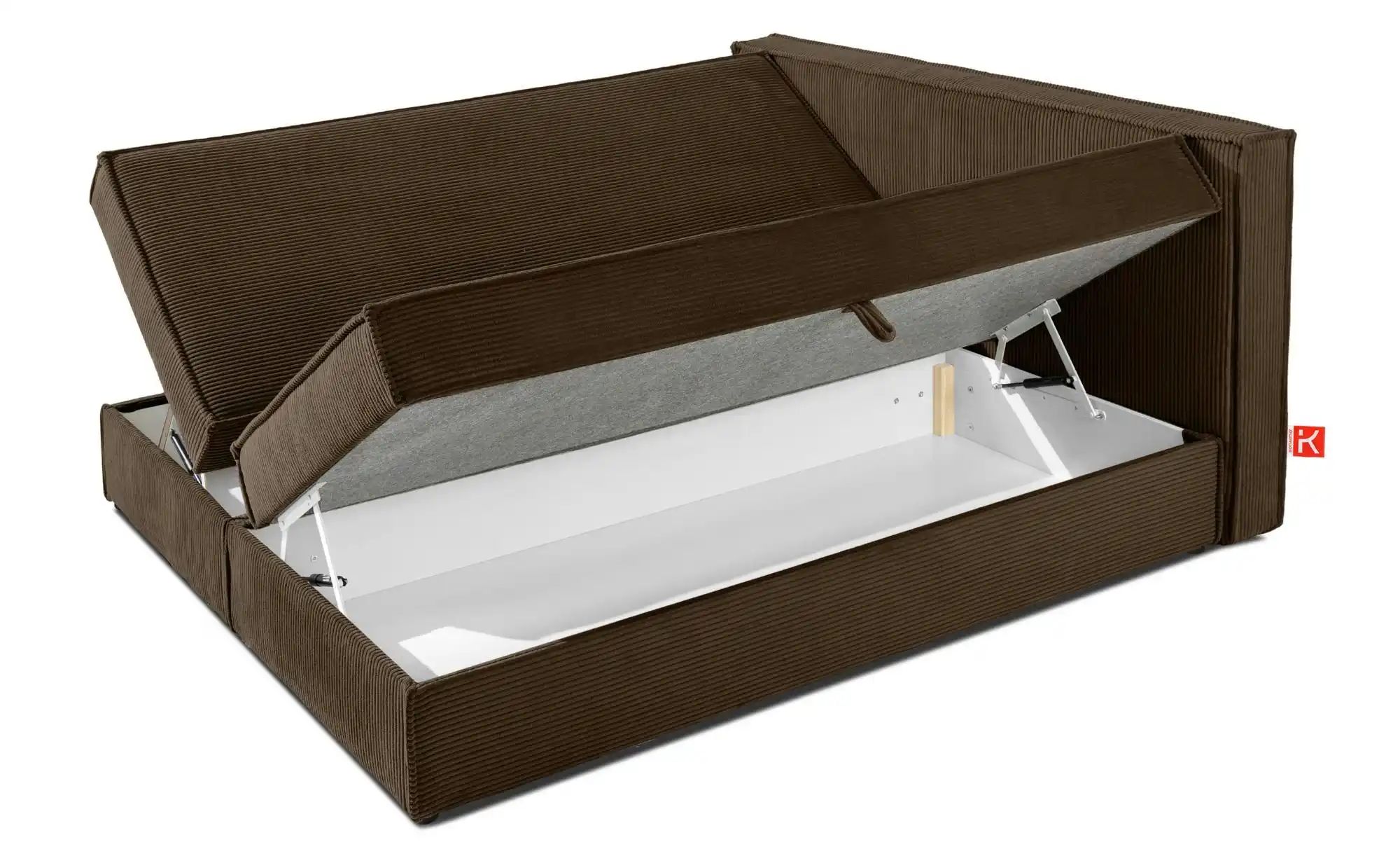 KONSIMO Boxbett  Roti ¦ braun ¦ Maße (cm): B: 185 H: 95 Betten > Polsterbet günstig online kaufen