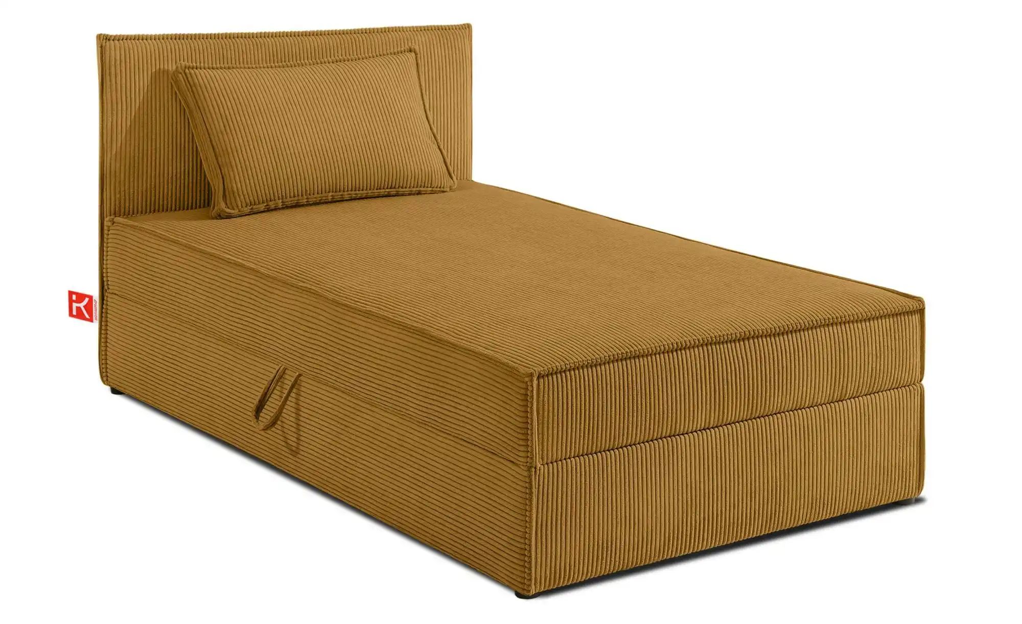 KONSIMO Boxbett mit Stauraum  H2 Roti ¦ gelb ¦ Maße (cm): B: 95 H: 89 Bette günstig online kaufen