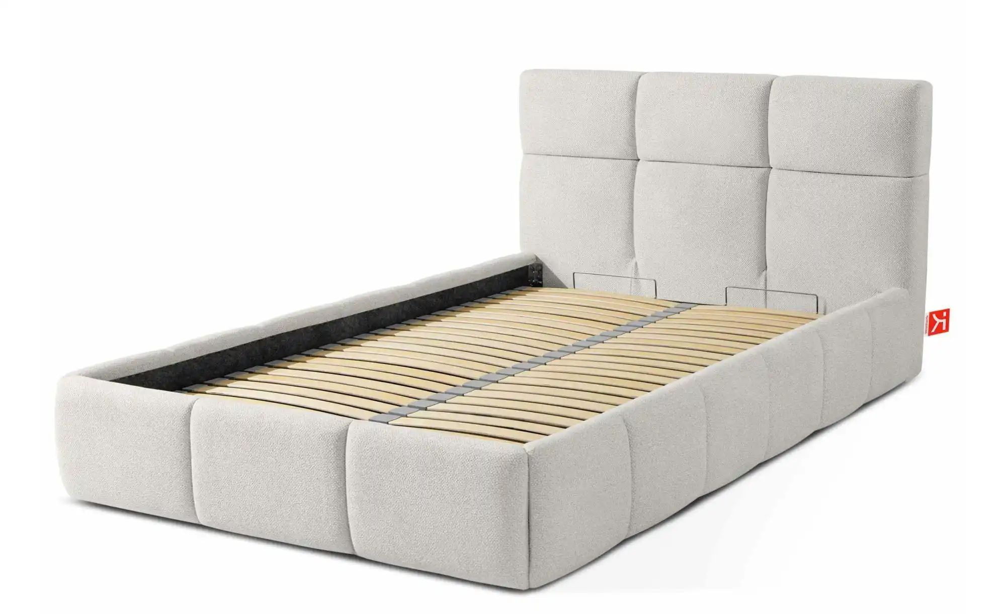 KONSIMO Polsterbett  Altos ¦ weiß ¦ Maße (cm): B: 136 H: 96 Betten > Polste günstig online kaufen