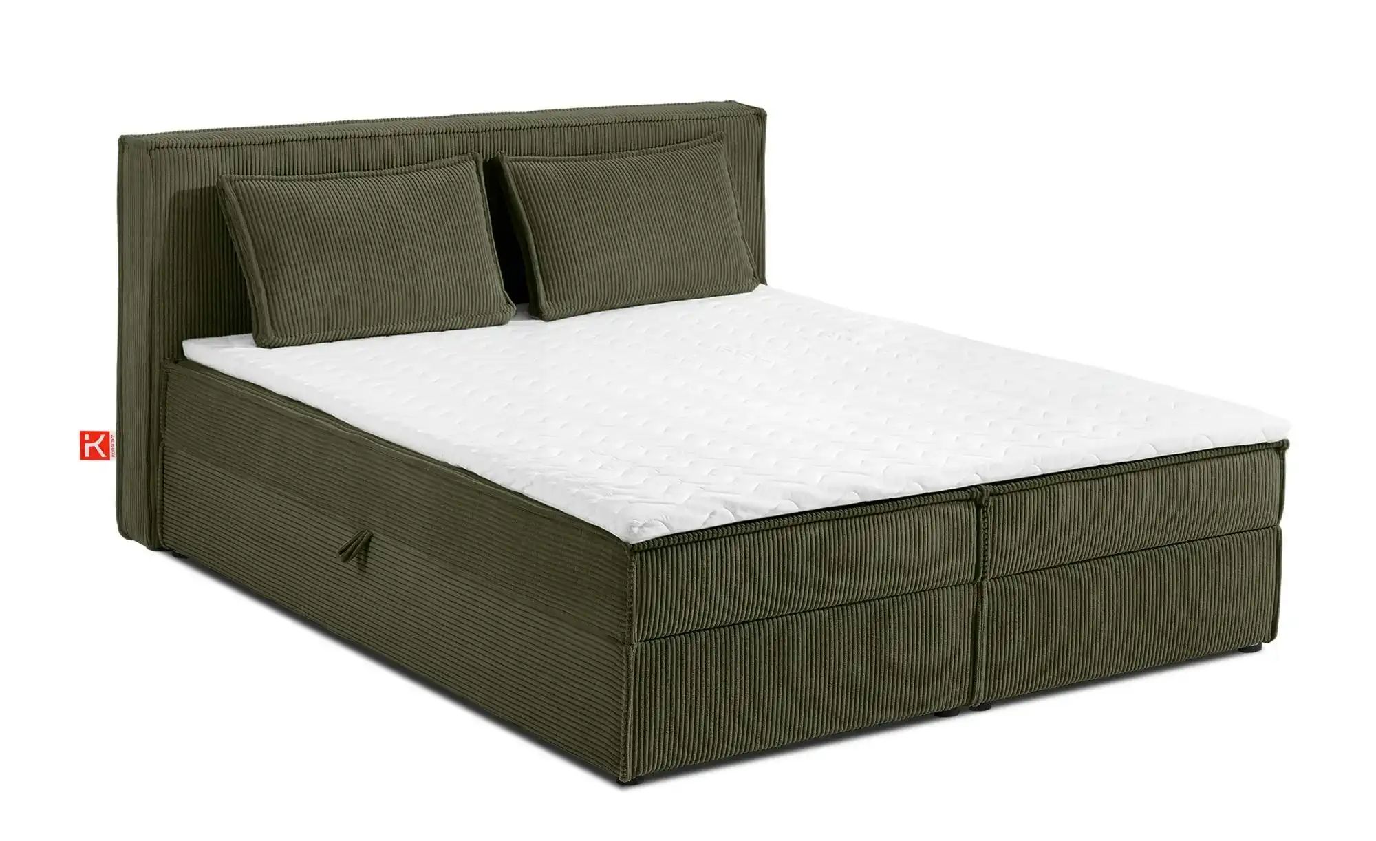 KONSIMO Boxbett   ¦ grün ¦ Maße (cm): B: 165 H: 95 Betten > Polsterbetten - günstig online kaufen