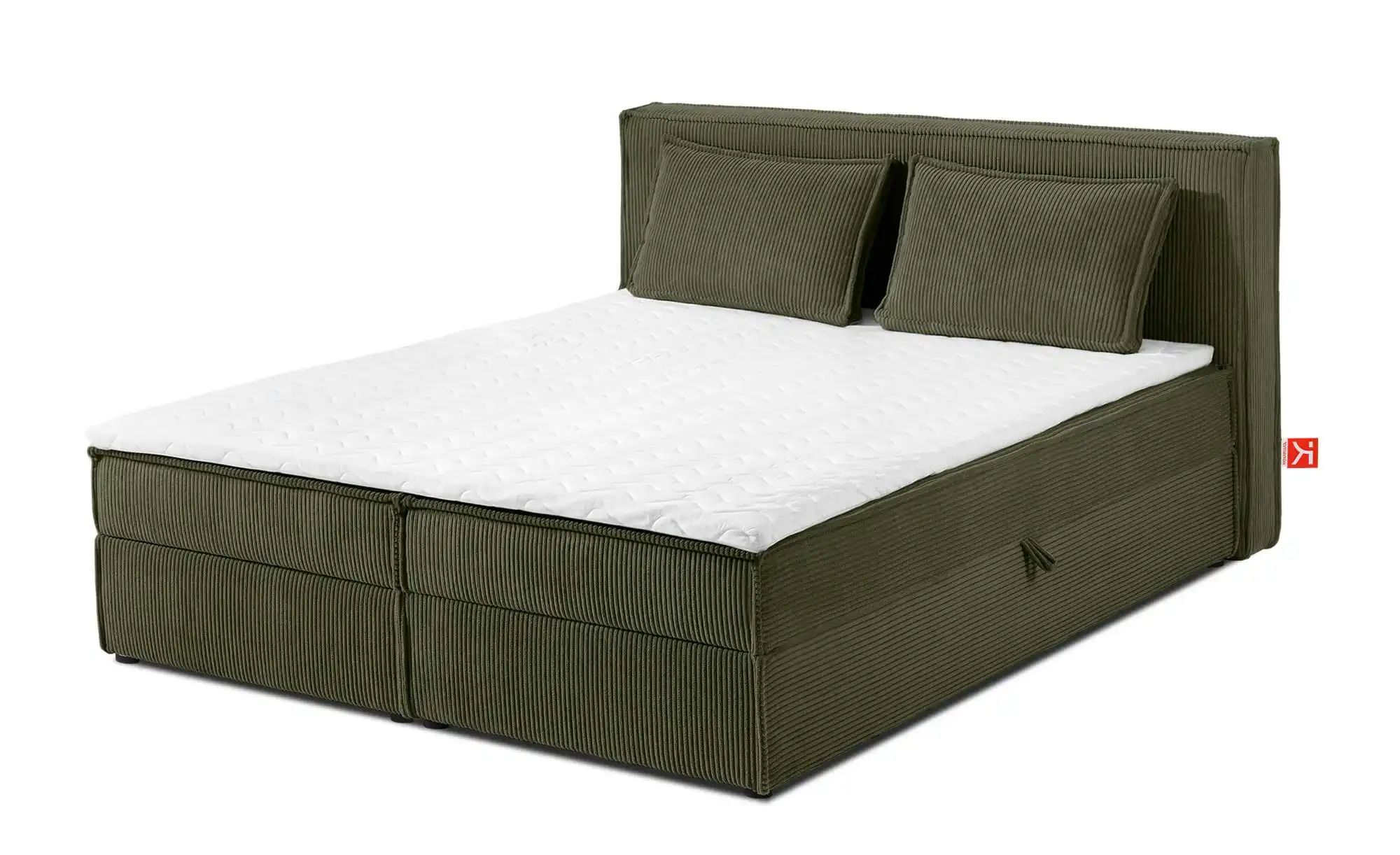 KONSIMO Boxbett   ¦ grün ¦ Maße (cm): B: 165 H: 95 Betten > Polsterbetten - günstig online kaufen