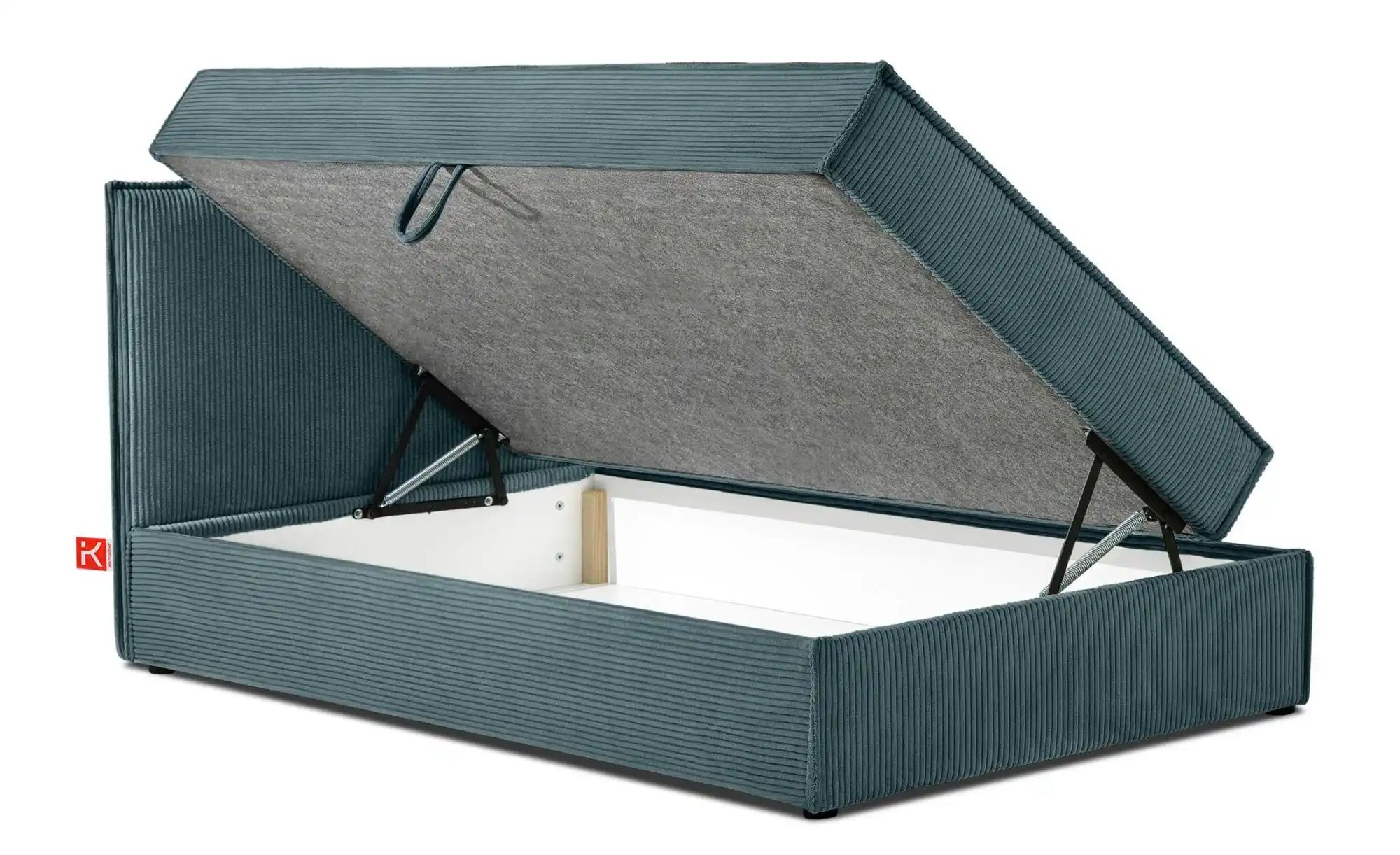 KONSIMO Boxbett mit Stauraum  H2 Roti ¦ blau ¦ Maße (cm): B: 105 H: 89 Bett günstig online kaufen