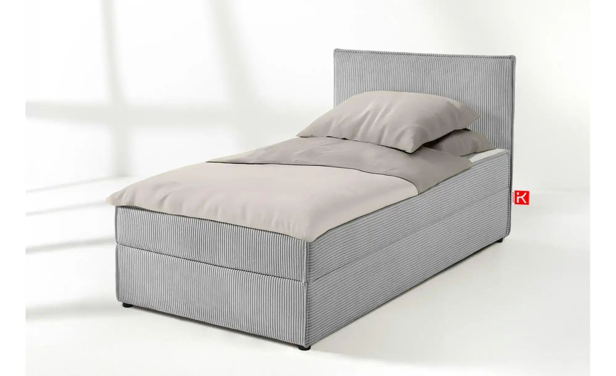 KONSIMO Boxbett mit Stauraum  H2 Roti ¦ grau ¦ Maße (cm): B: 85 H: 89 Bette günstig online kaufen