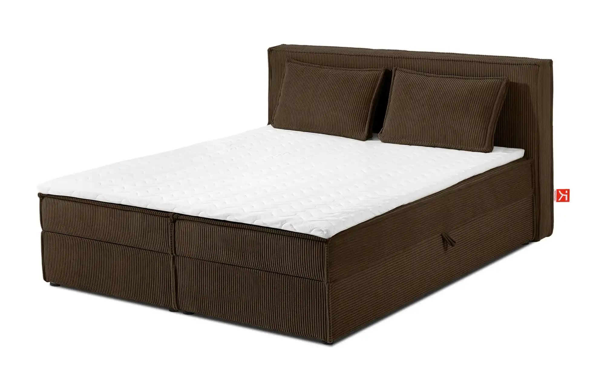 KONSIMO Boxbett   ¦ braun ¦ Maße (cm): B: 165 H: 95 Betten > Polsterbetten günstig online kaufen