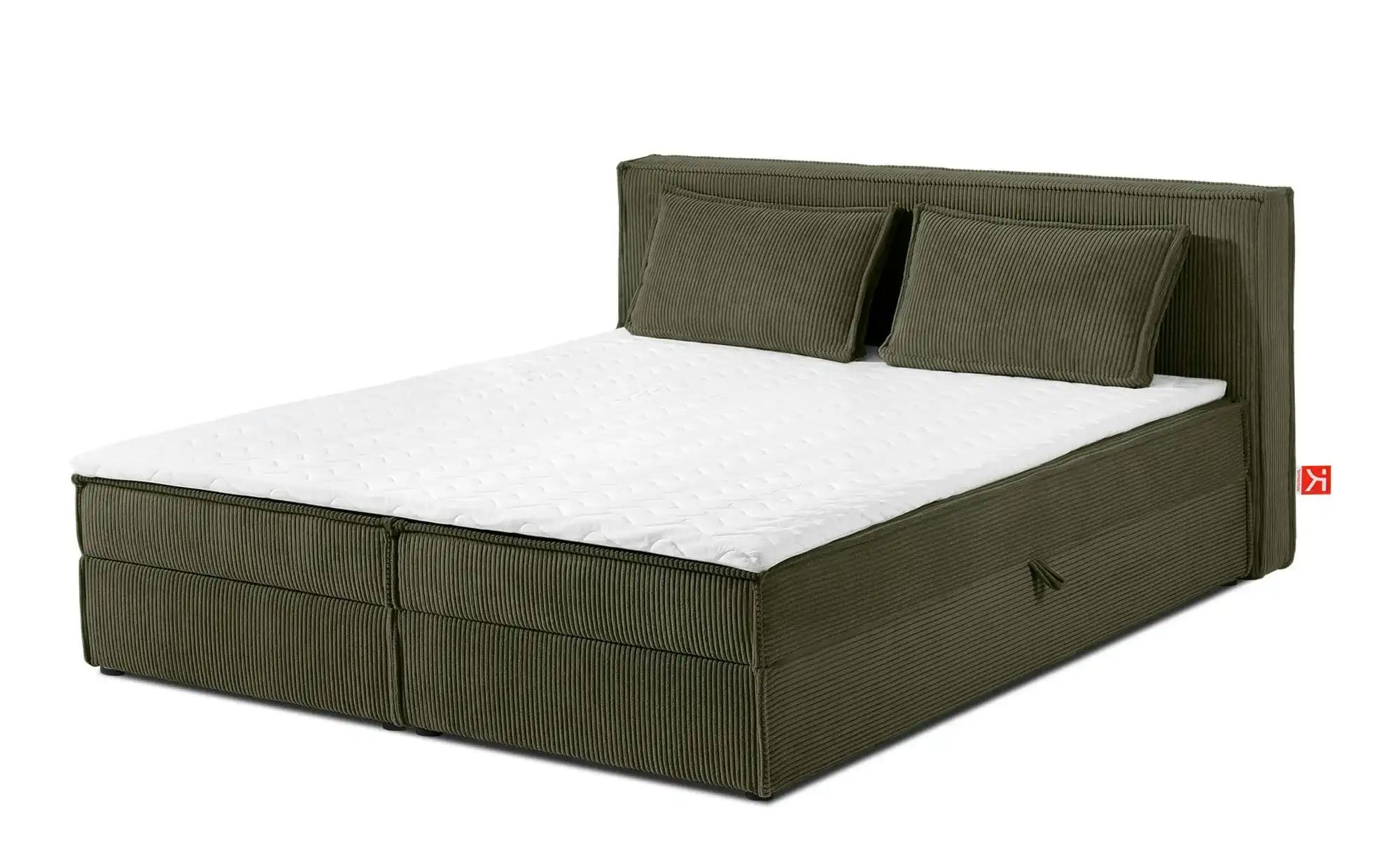 KONSIMO Boxbett   ¦ grün ¦ Maße (cm): B: 185 H: 95 Betten > Polsterbetten - günstig online kaufen