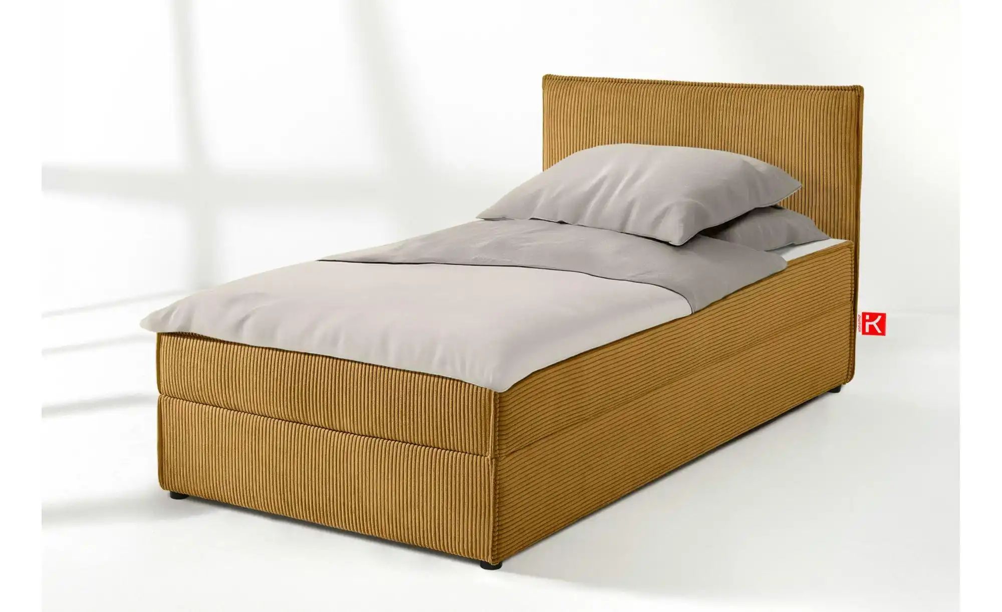 KONSIMO Boxbett mit Stauraum  H2 Roti ¦ gelb ¦ Maße (cm): B: 105 H: 89 Bett günstig online kaufen