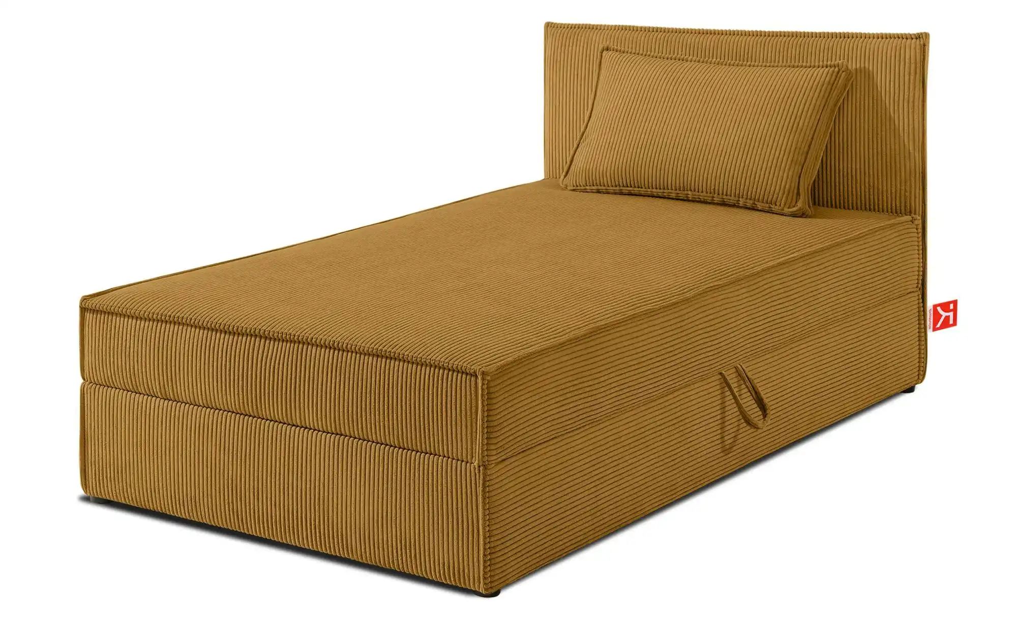 KONSIMO Boxbett mit Stauraum  H2 Roti ¦ gelb ¦ Maße (cm): B: 105 H: 89 Bett günstig online kaufen