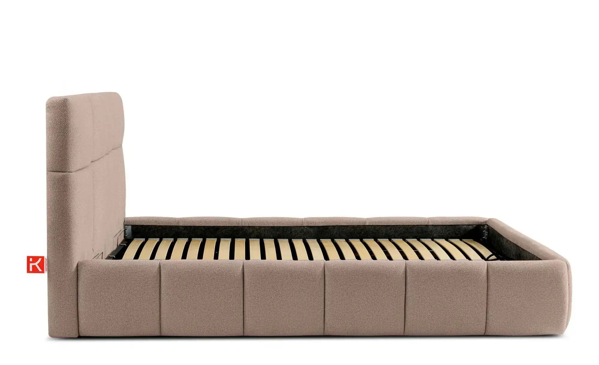 KONSIMO Polsterbett  Altos ¦ rosa/pink ¦ Maße (cm): B: 156 H: 96 Betten > P günstig online kaufen