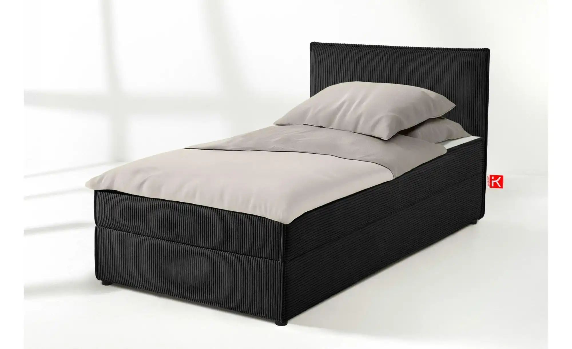 KONSIMO Boxbett mit Stauraum  H2 Roti ¦ schwarz ¦ Maße (cm): B: 95 H: 89 Be günstig online kaufen