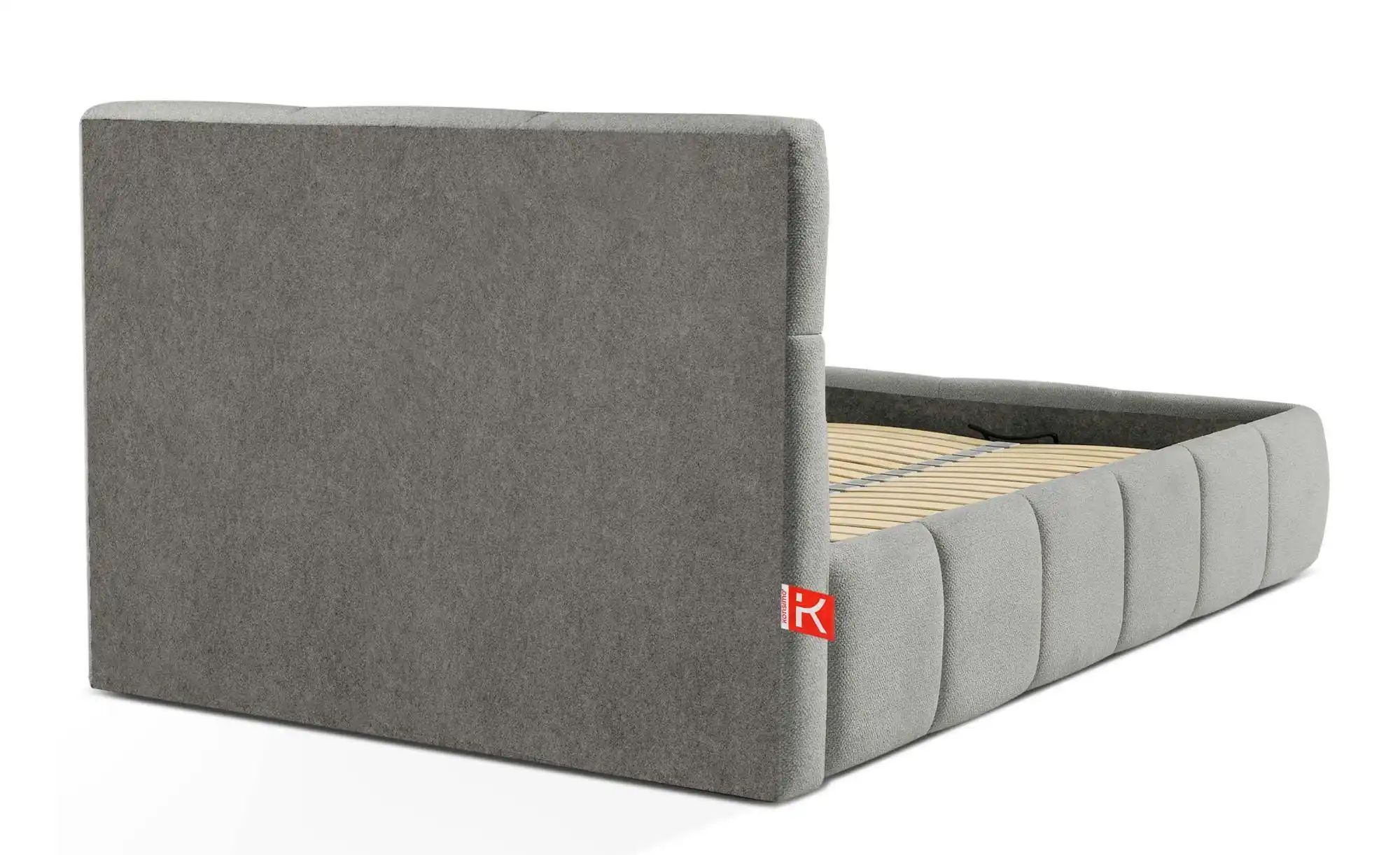 KONSIMO Polsterbett  Altos ¦ grau ¦ Maße (cm): B: 136 H: 96 Betten > Polste günstig online kaufen