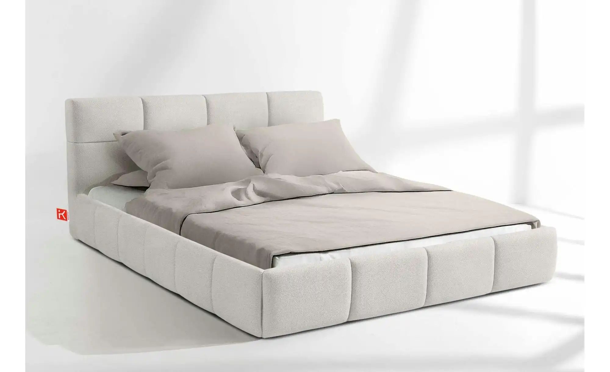 KONSIMO Polsterbett  Altos ¦ weiß ¦ Maße (cm): B: 156 H: 96 Betten > Polste günstig online kaufen