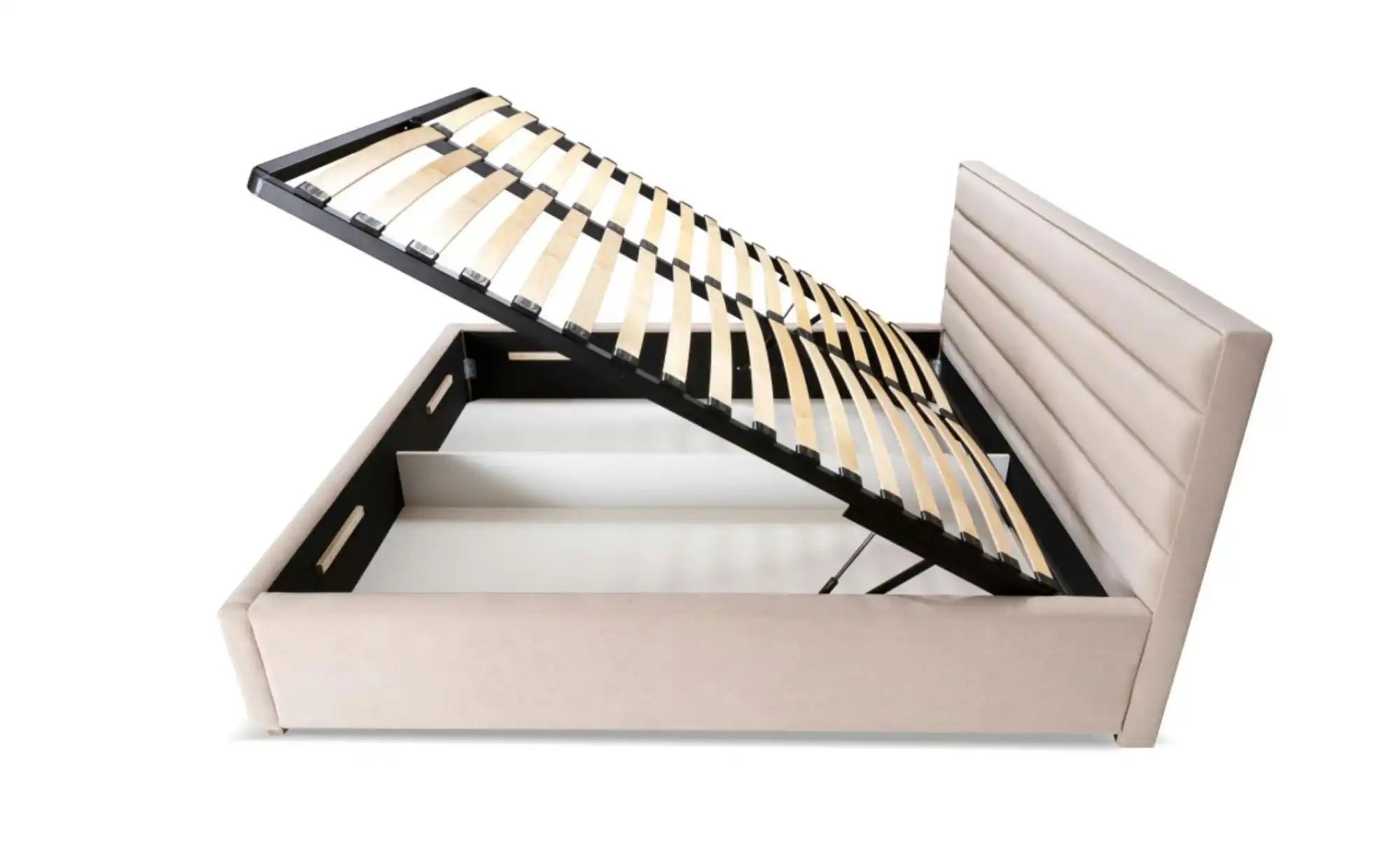 Polsterbett 120x200 Grün   ¦ grün ¦ Maße (cm): B: 200 H: 110 Betten > Komfo günstig online kaufen