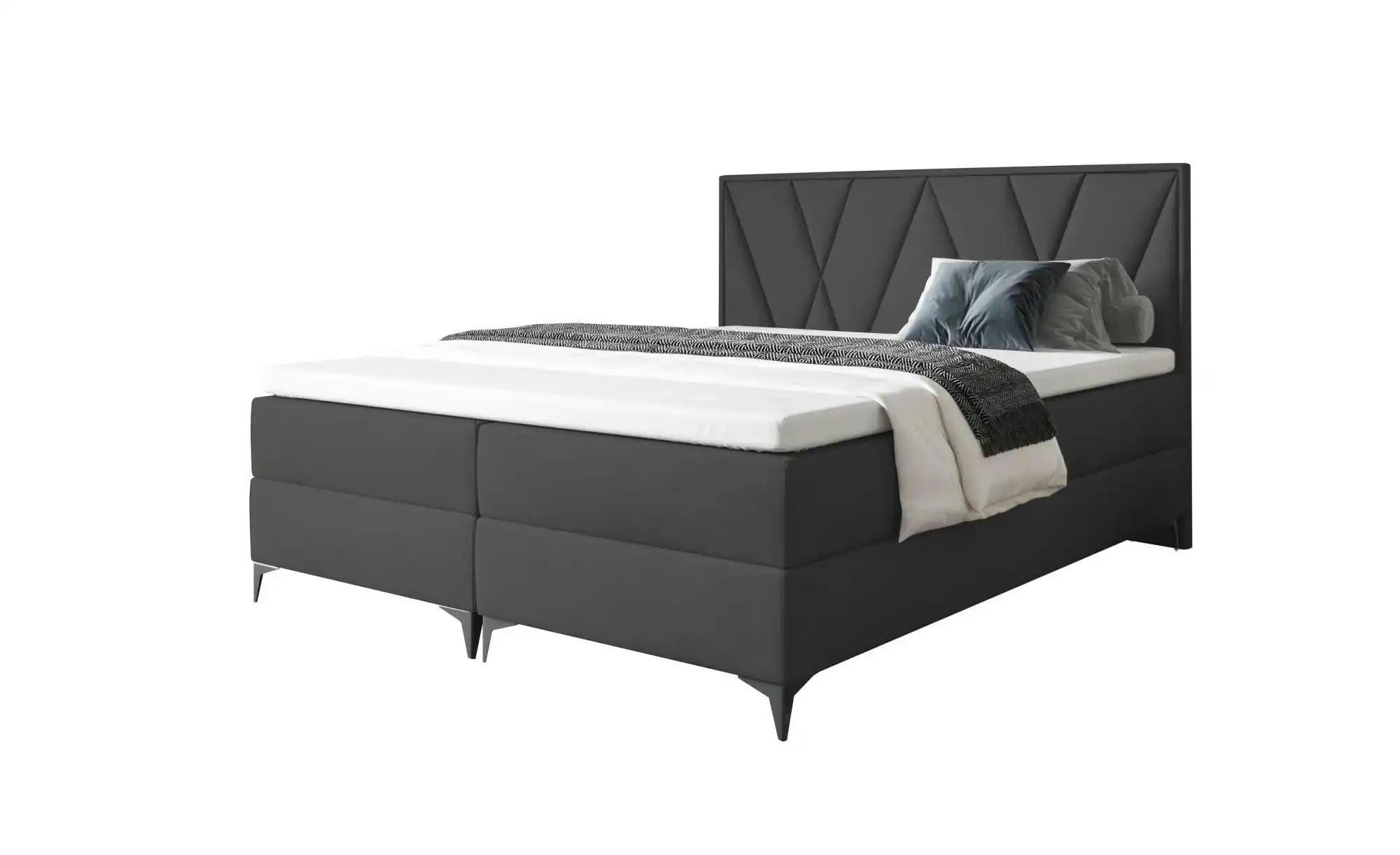 Boxbett 140x200 Schwarz   ¦ schwarz ¦ Maße (cm): B: 160 H: 110 Betten > Pol günstig online kaufen