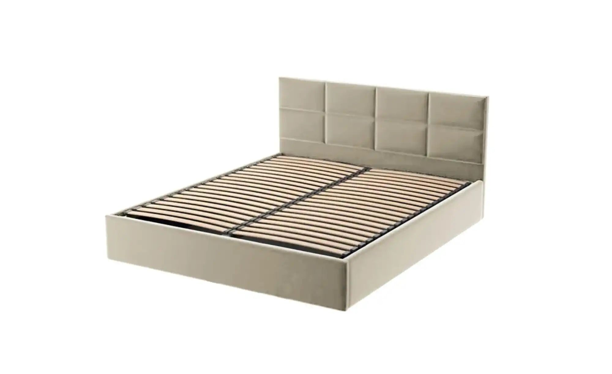 Polsterbett 200x200 Beige   ¦ beige ¦ Maße (cm): B: 209 H: 90 Betten > Pols günstig online kaufen