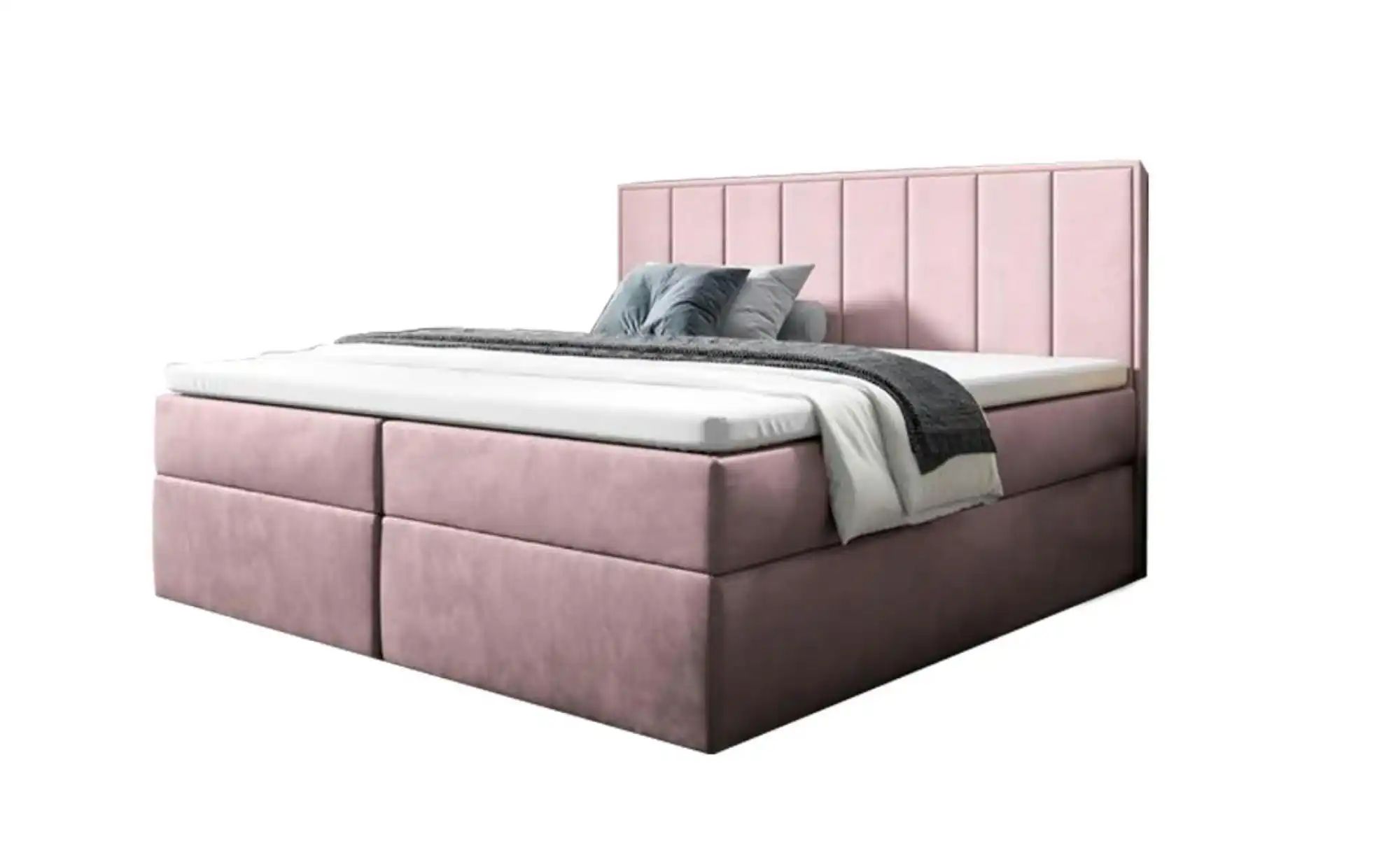 Boxbett 140x200 Rosa   ¦ rosa/pink ¦ Maße (cm): B: 140 H: 110 Betten > Pols günstig online kaufen