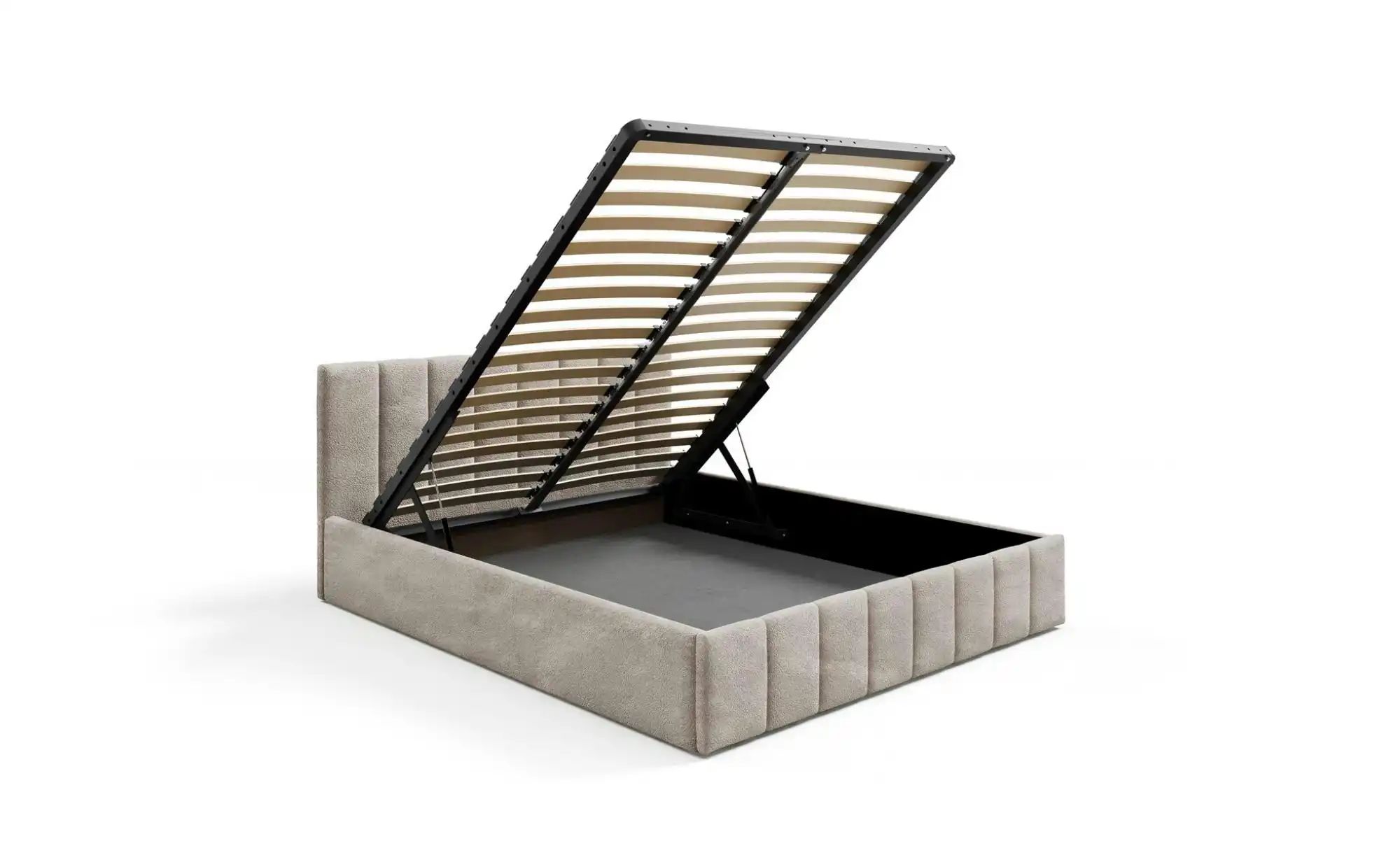 Polsterbett 200x200 Beige   ¦ beige ¦ Maße (cm): B: 200 H: 90 Betten > Pols günstig online kaufen