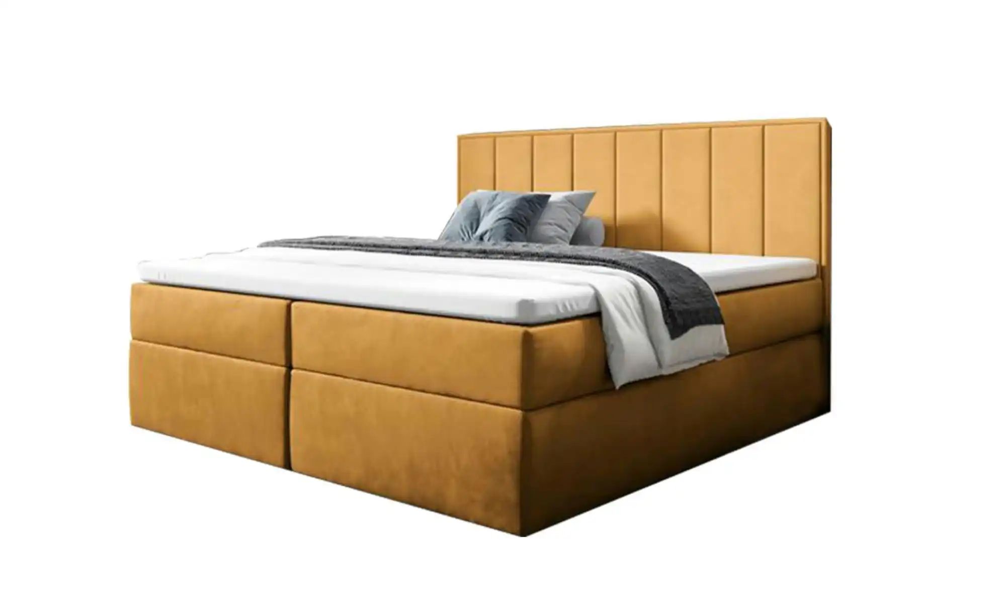 Boxbett 140x200 Rosa   ¦ gelb ¦ Maße (cm): B: 140 H: 110 Betten > Polsterbe günstig online kaufen