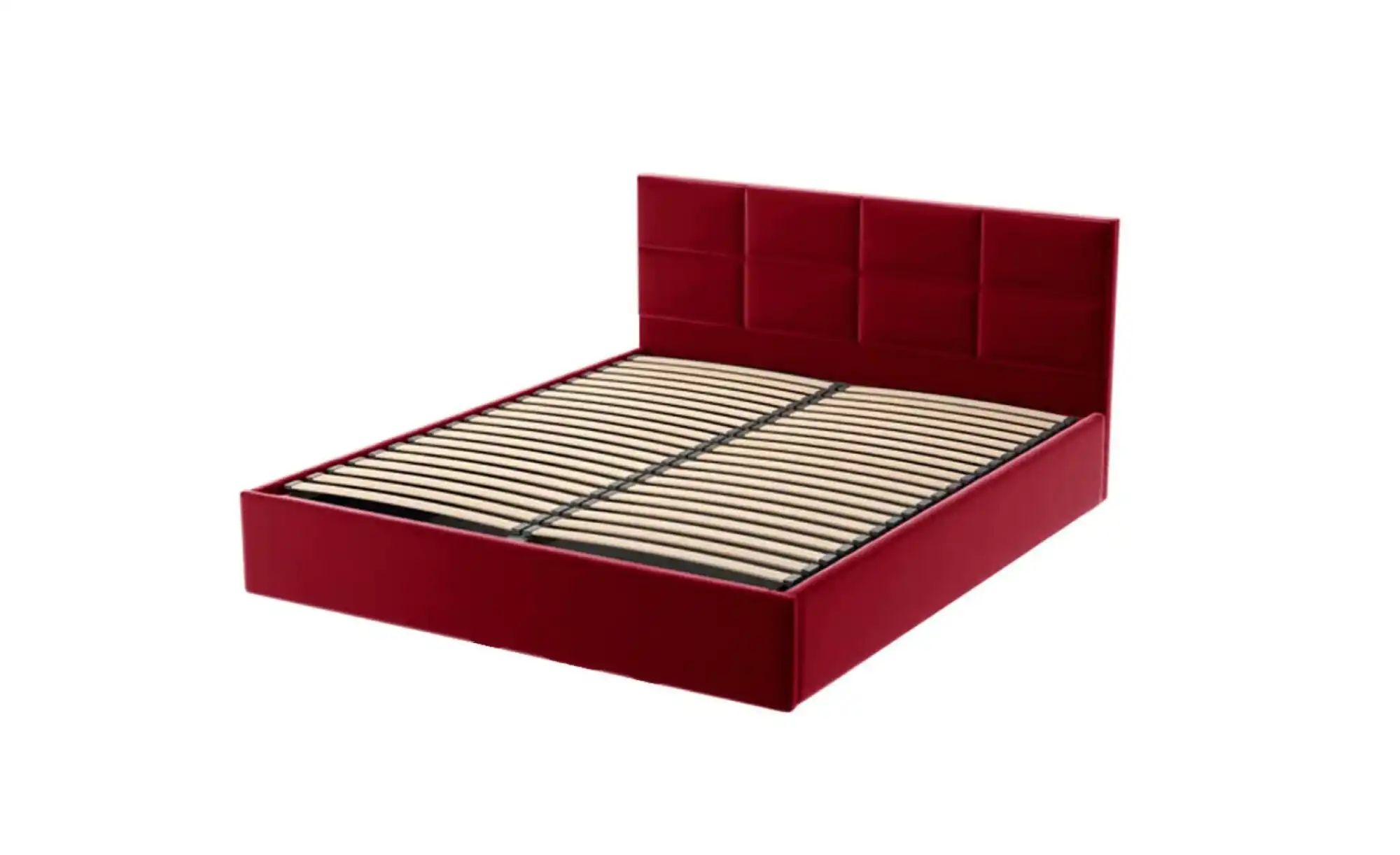Polsterbett 200x200 Beige   ¦ rot ¦ Maße (cm): B: 209 H: 90 Betten > Polste günstig online kaufen