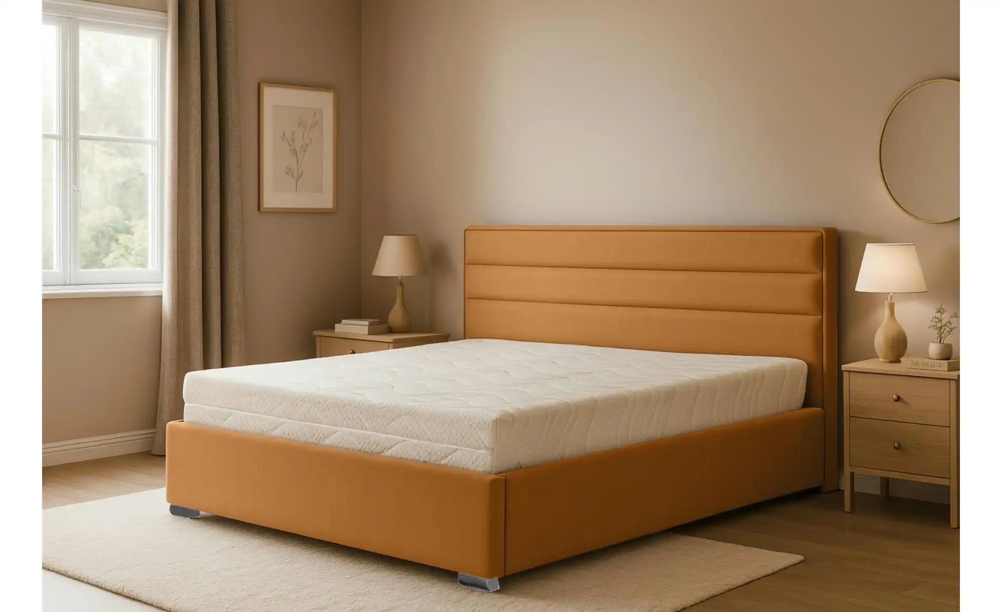 Thumbnail - Polsterbett mit Bettkasten Cezar ¦ gelb ¦ Maße (cm): B: 200 H: 110 Betten > Polsterbetten - Höffner