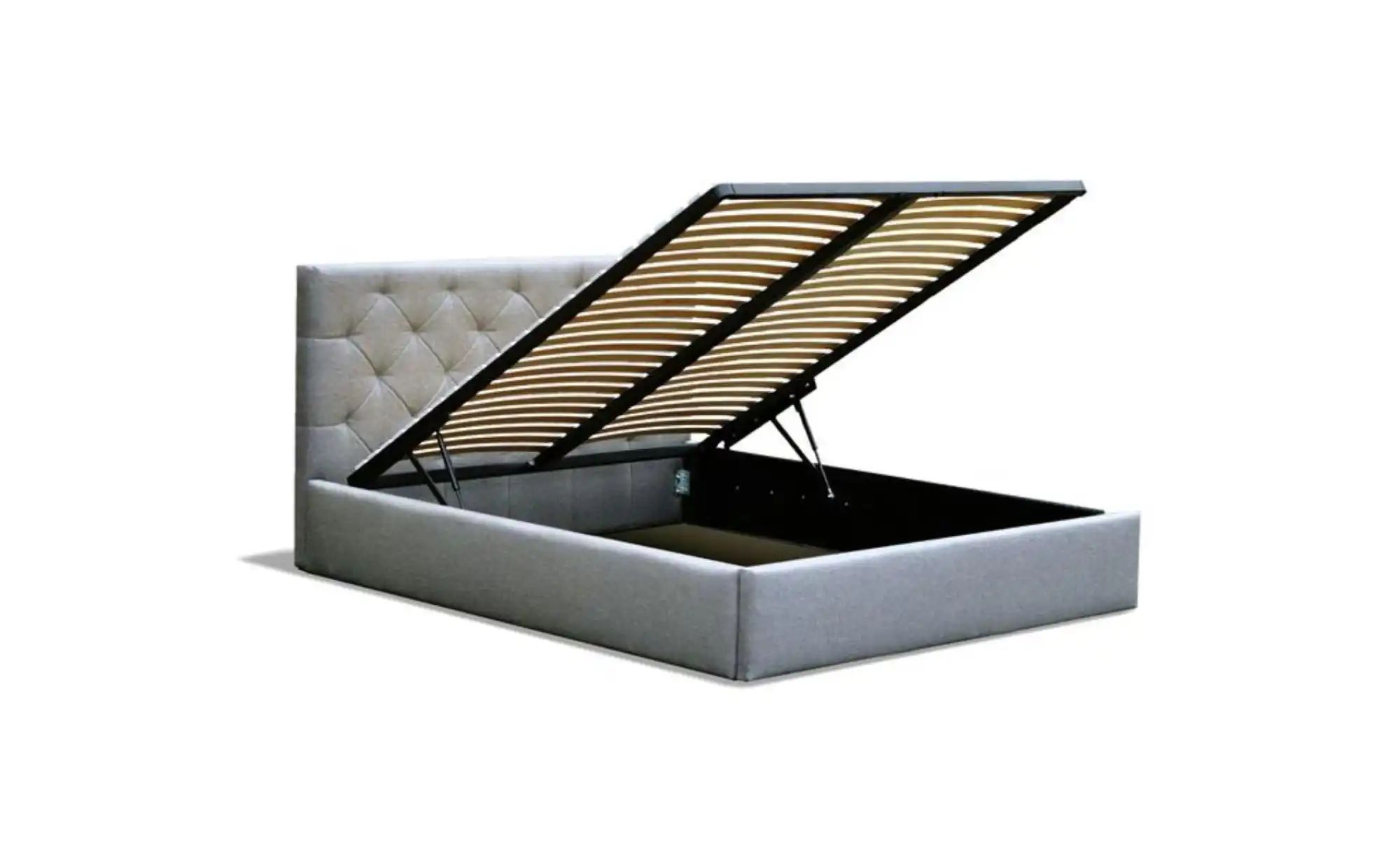 Polsterbett 160x200 Grau   ¦ gelb ¦ Maße (cm): B: 209 H: 85 Betten > Polste günstig online kaufen