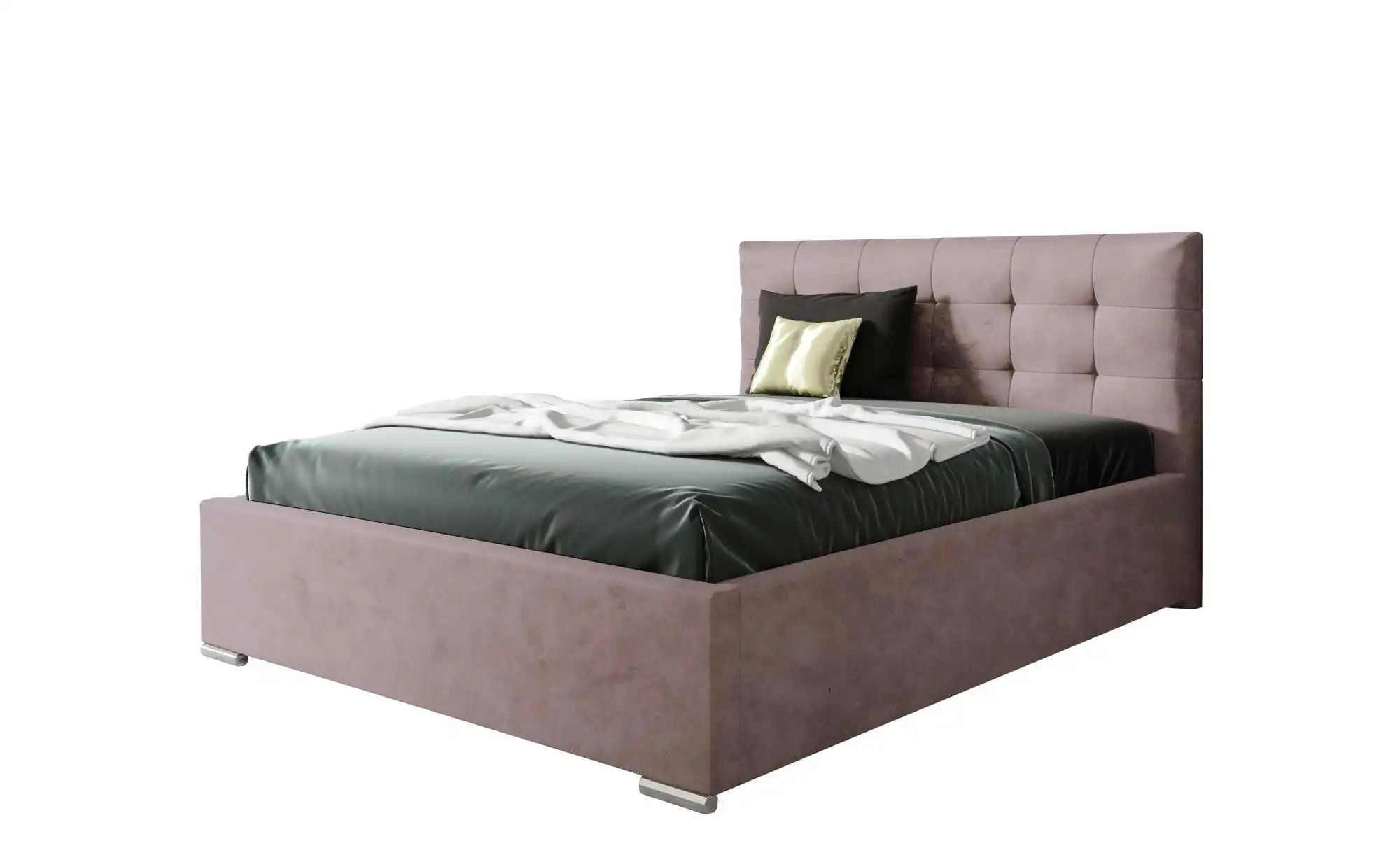 Polsterbett 160x200 Rosa   ¦ rosa/pink ¦ Maße (cm): B: 140 H: 110 Betten > günstig online kaufen