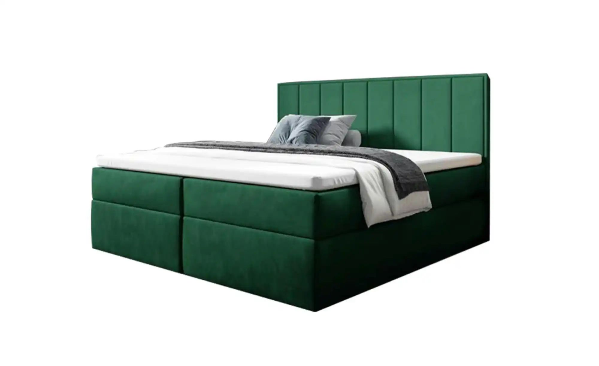 Boxbett 140x200 Rosa ¦ grün ¦ Maße (cm): B: 200 H: 110 Betten > Polsterbe günstig online kaufen