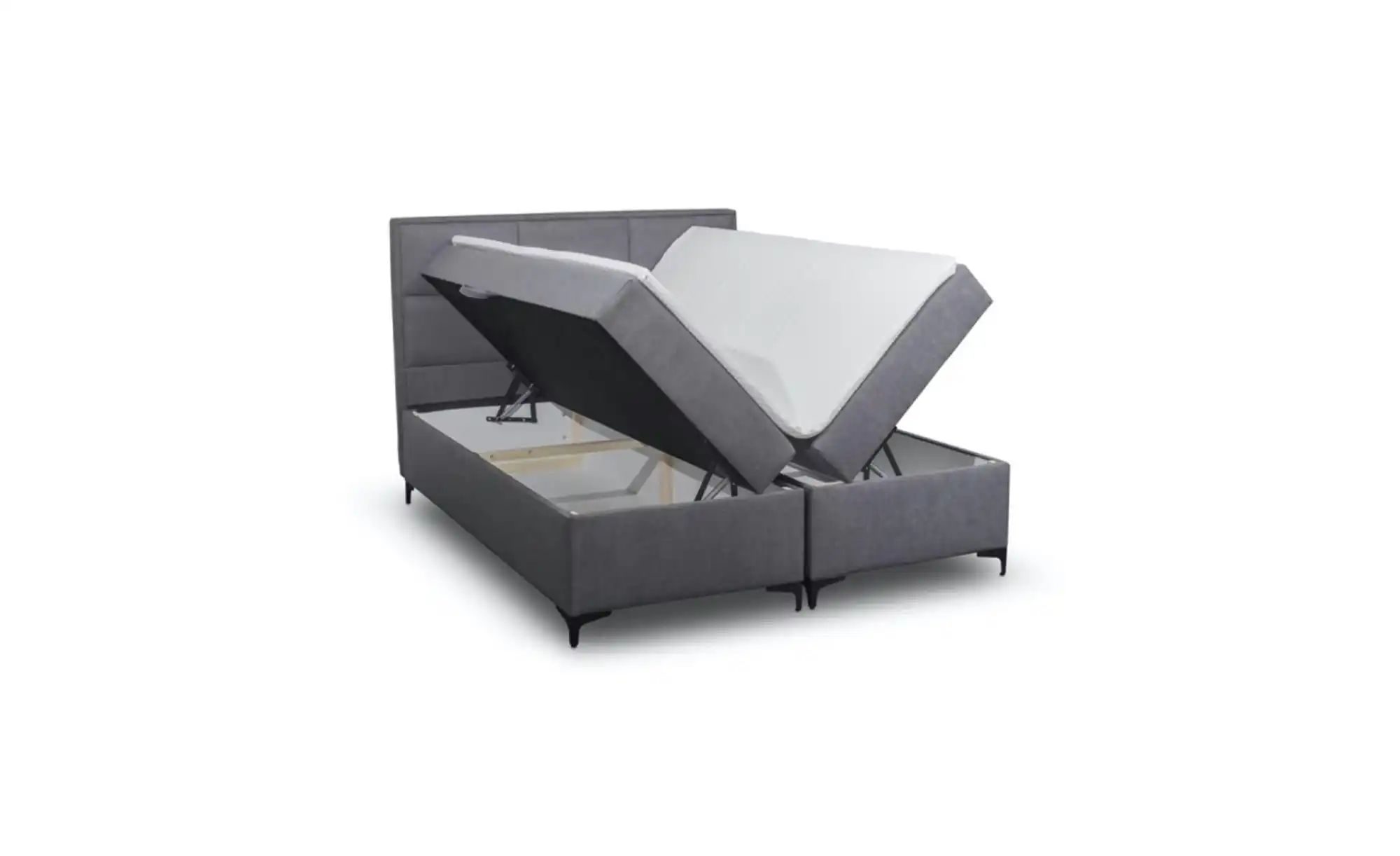 Boxbett 140x200 Schwarz   ¦ grün ¦ Maße (cm): B: 140 H: 110 Betten > Polste günstig online kaufen