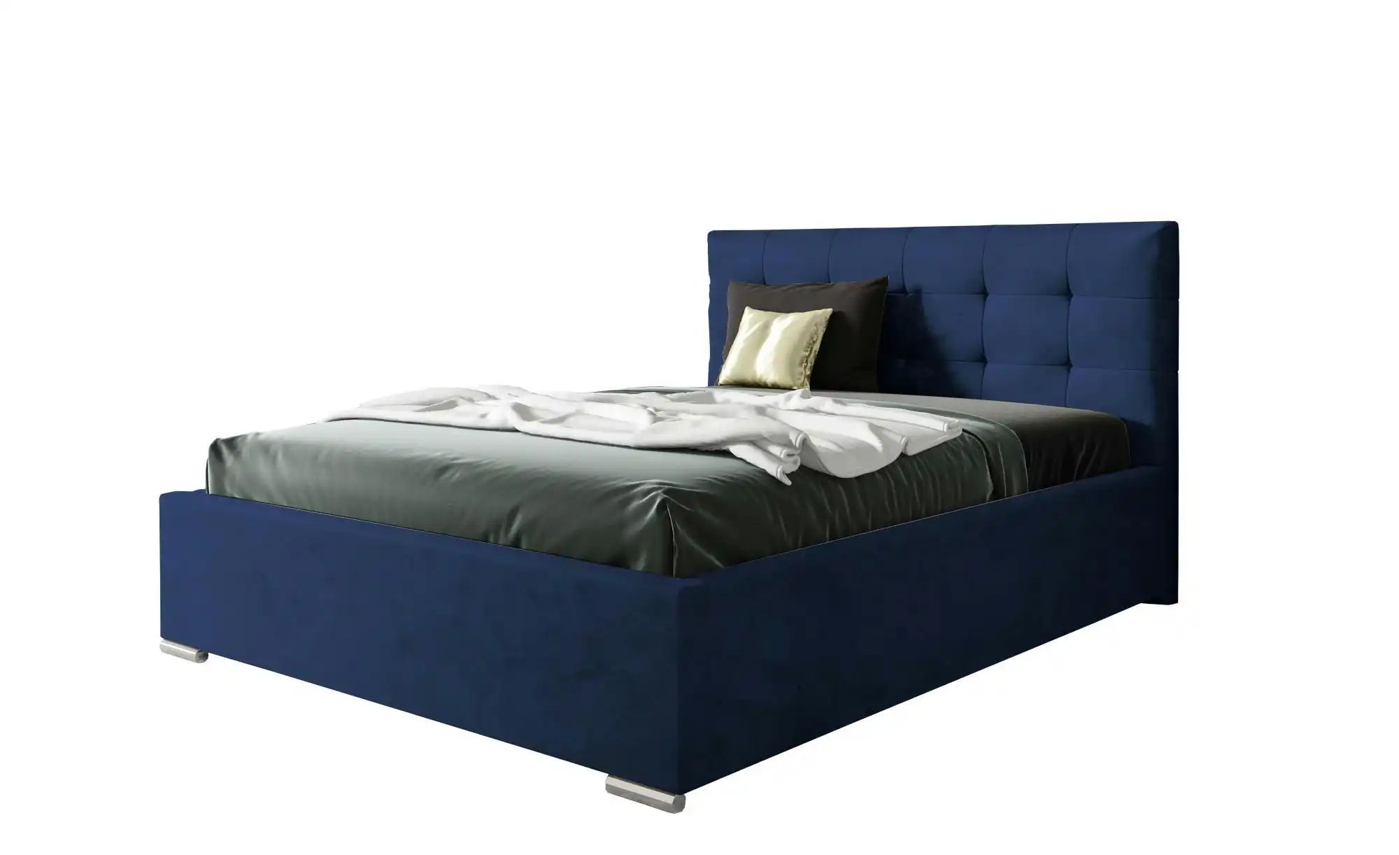 Polsterbett 160x200 Rosa ¦ blau ¦ Maße (cm): B: 120 H: 110 Betten > Komfo günstig online kaufen