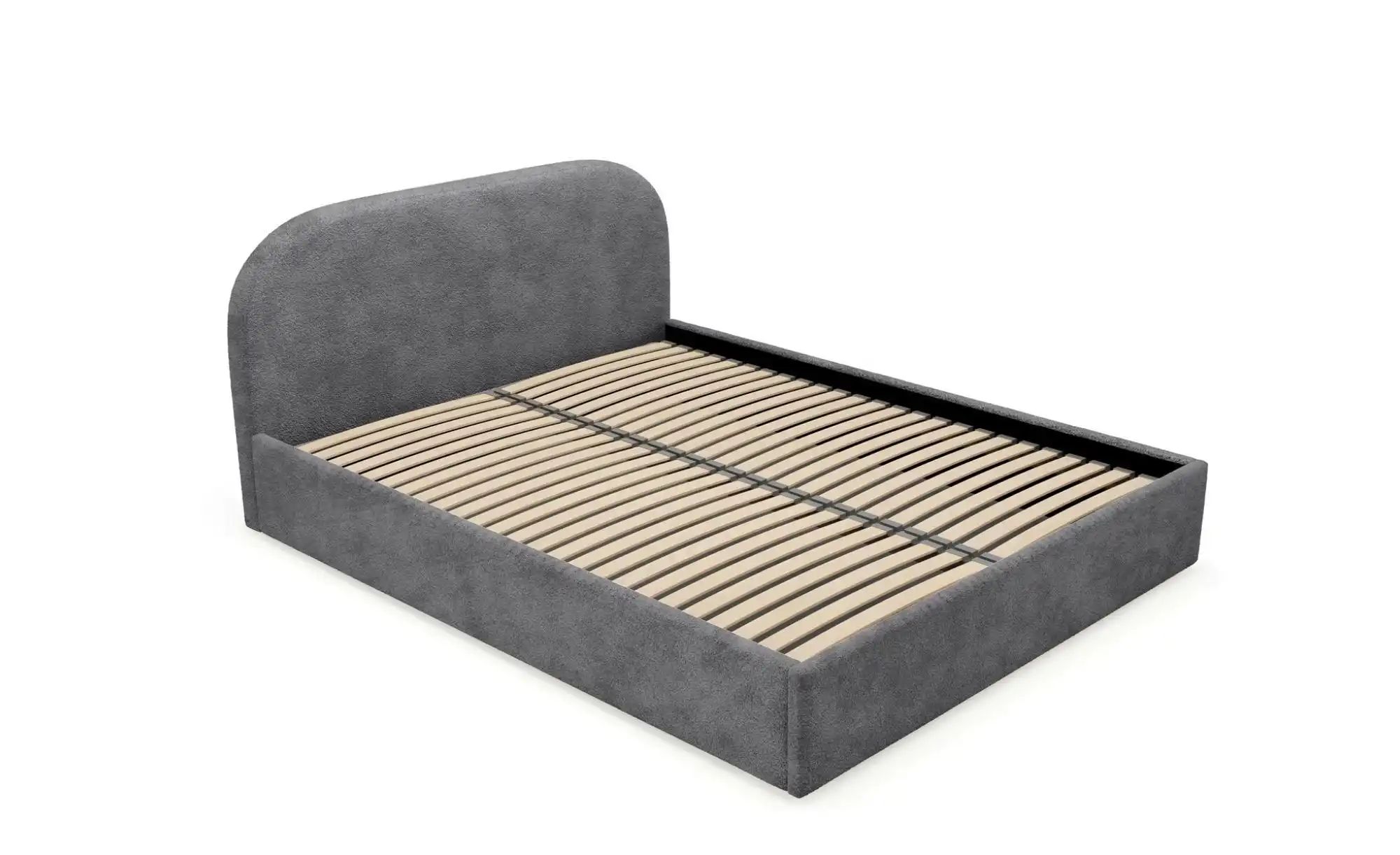 Thumbnail - Polsterbett mit Bettkasten Luna ¦ grau ¦ Maße (cm): B: 160 H: 90 Betten > Polsterbetten - Höffner