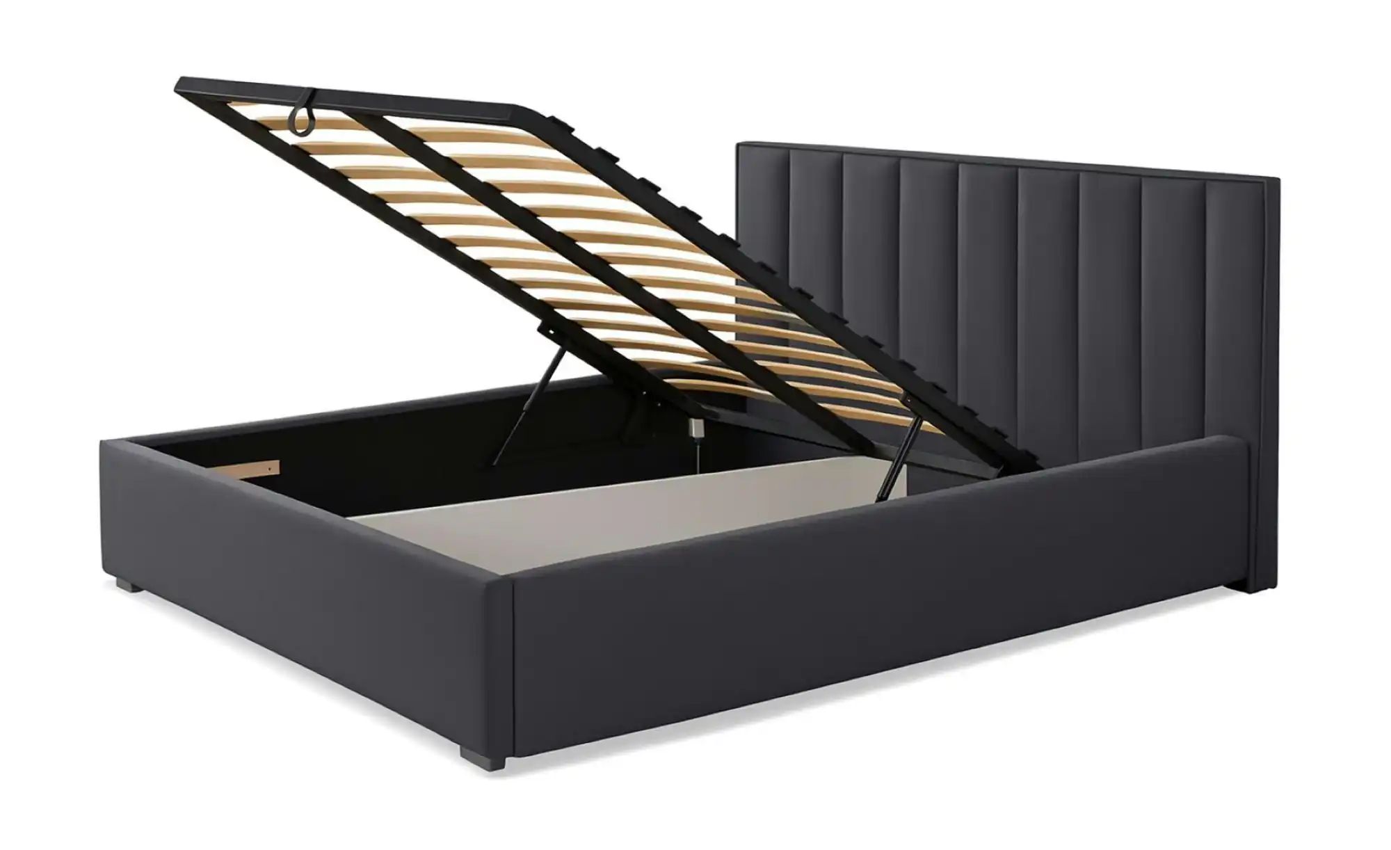 Polsterbett 140x200 Gelb   ¦ schwarz ¦ Maße (cm): B: 200 H: 110 Betten > Ko günstig online kaufen
