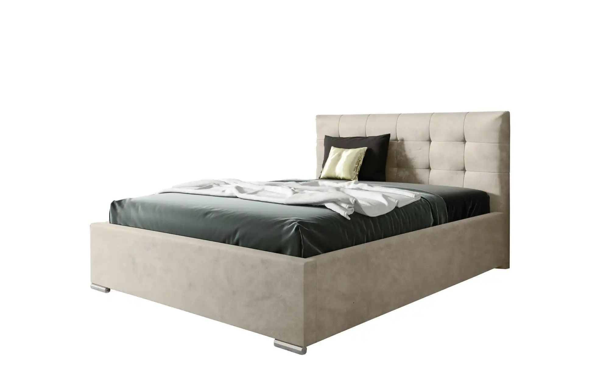 Polsterbett 160x200 Rosa   ¦ beige ¦ Maße (cm): B: 160 H: 110 Betten > Komf günstig online kaufen