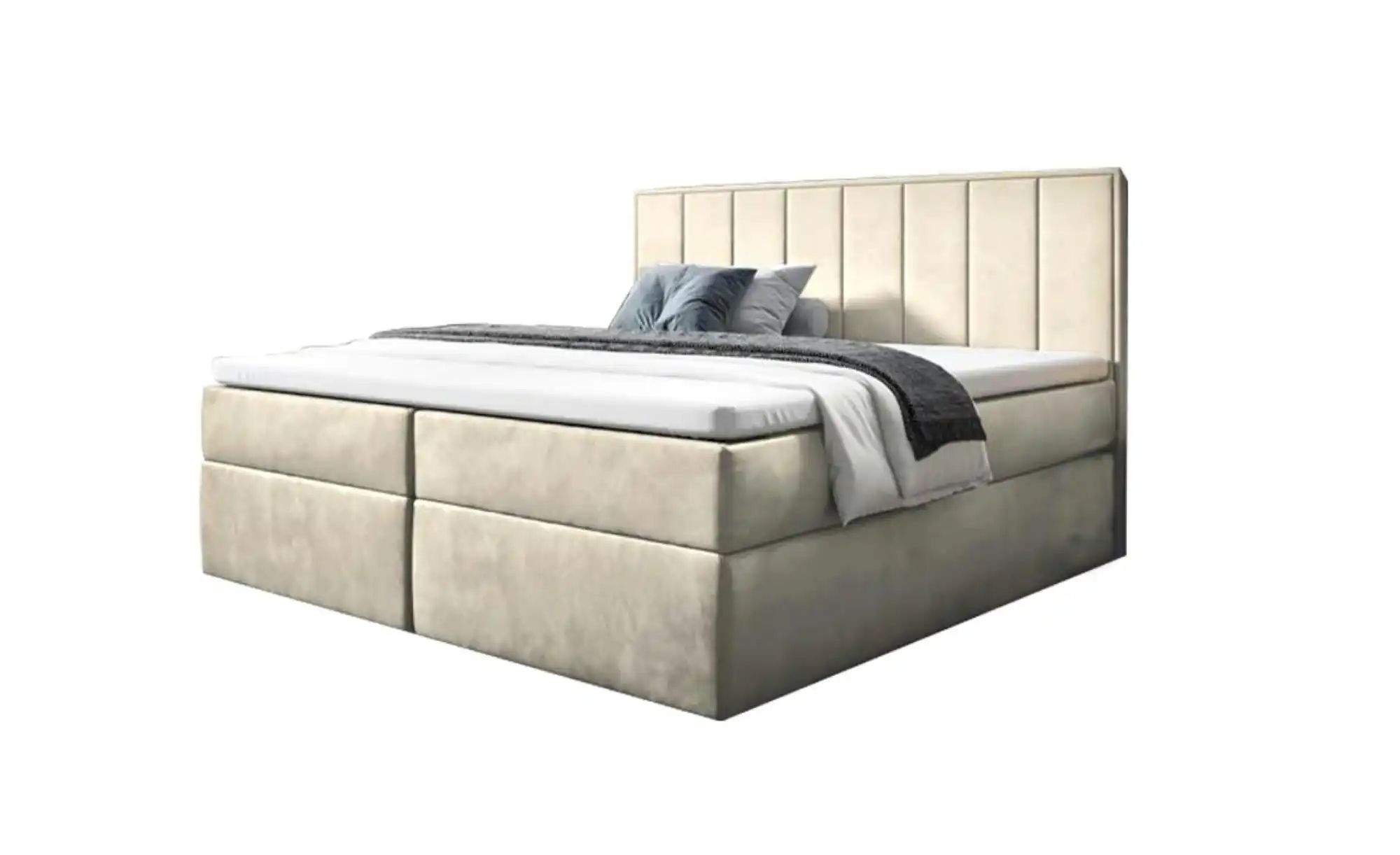 Boxbett mit Bettkasten Havana ¦ beige ¦ Maße (cm): B: 120 H: 110 Betten > P günstig online kaufen