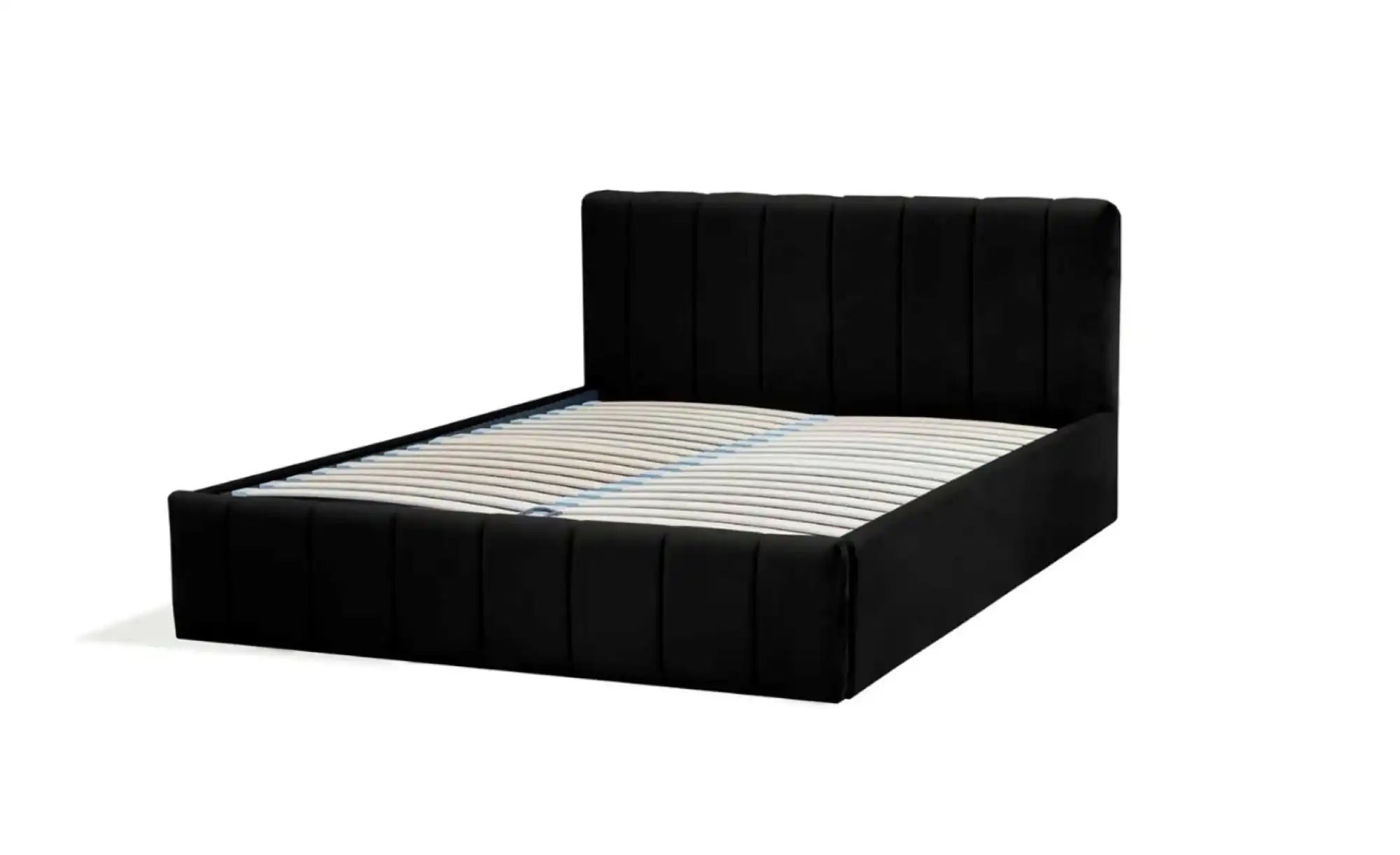 Polsterbett 180x200 Dunkelgrün   ¦ schwarz ¦ Maße (cm): B: 189 H: 85 Betten günstig online kaufen