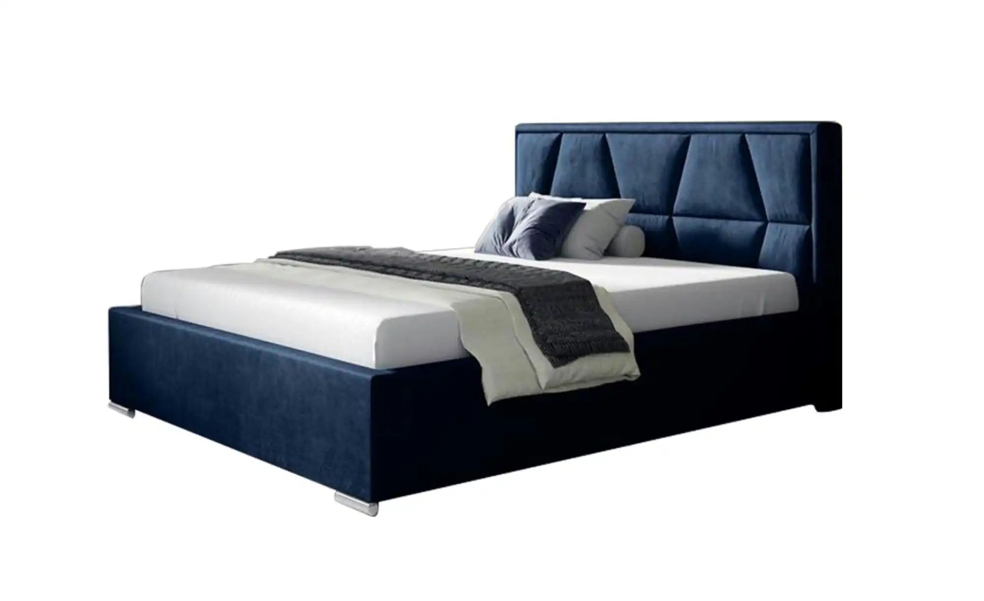 Polsterbett 120x200 Grün   ¦ blau ¦ Maße (cm): B: 140 H: 110 Betten > Komfo günstig online kaufen