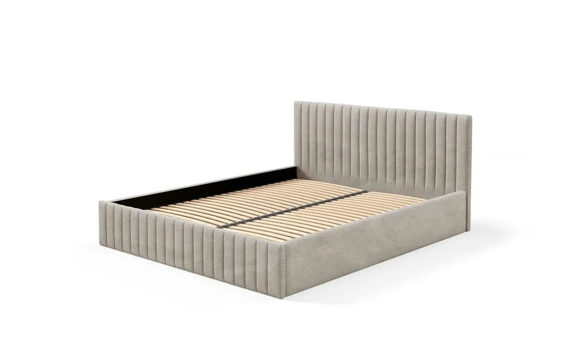 Polsterbett mit Bettkasten Sona ¦ beige ¦ Maße (cm): B: 209 H: 90 Betten > günstig online kaufen