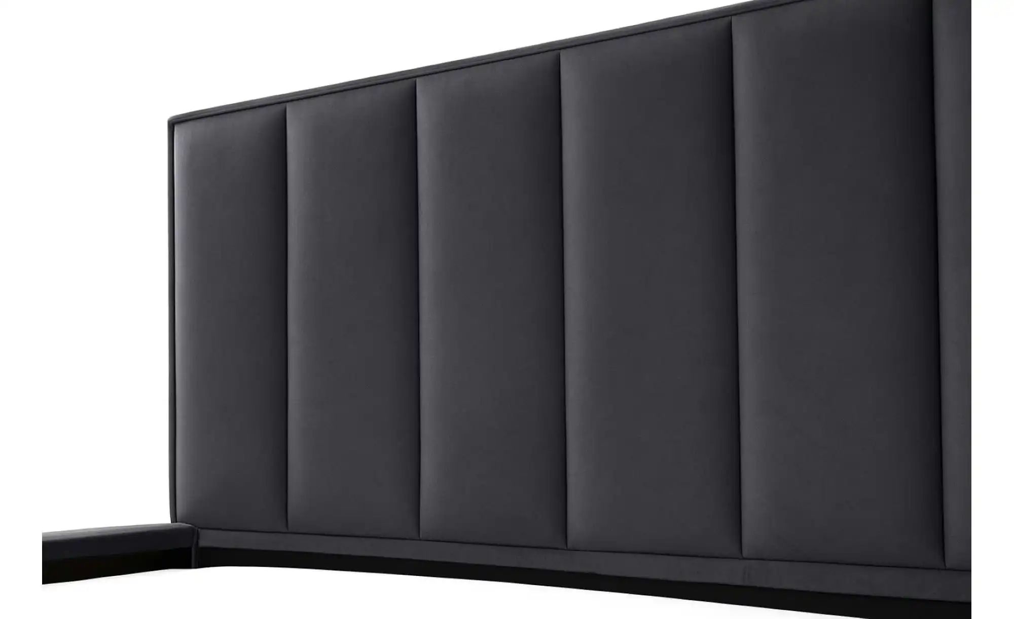 Polsterbett 140x200 Gelb   ¦ schwarz ¦ Maße (cm): B: 160 H: 110 Betten > Ko günstig online kaufen