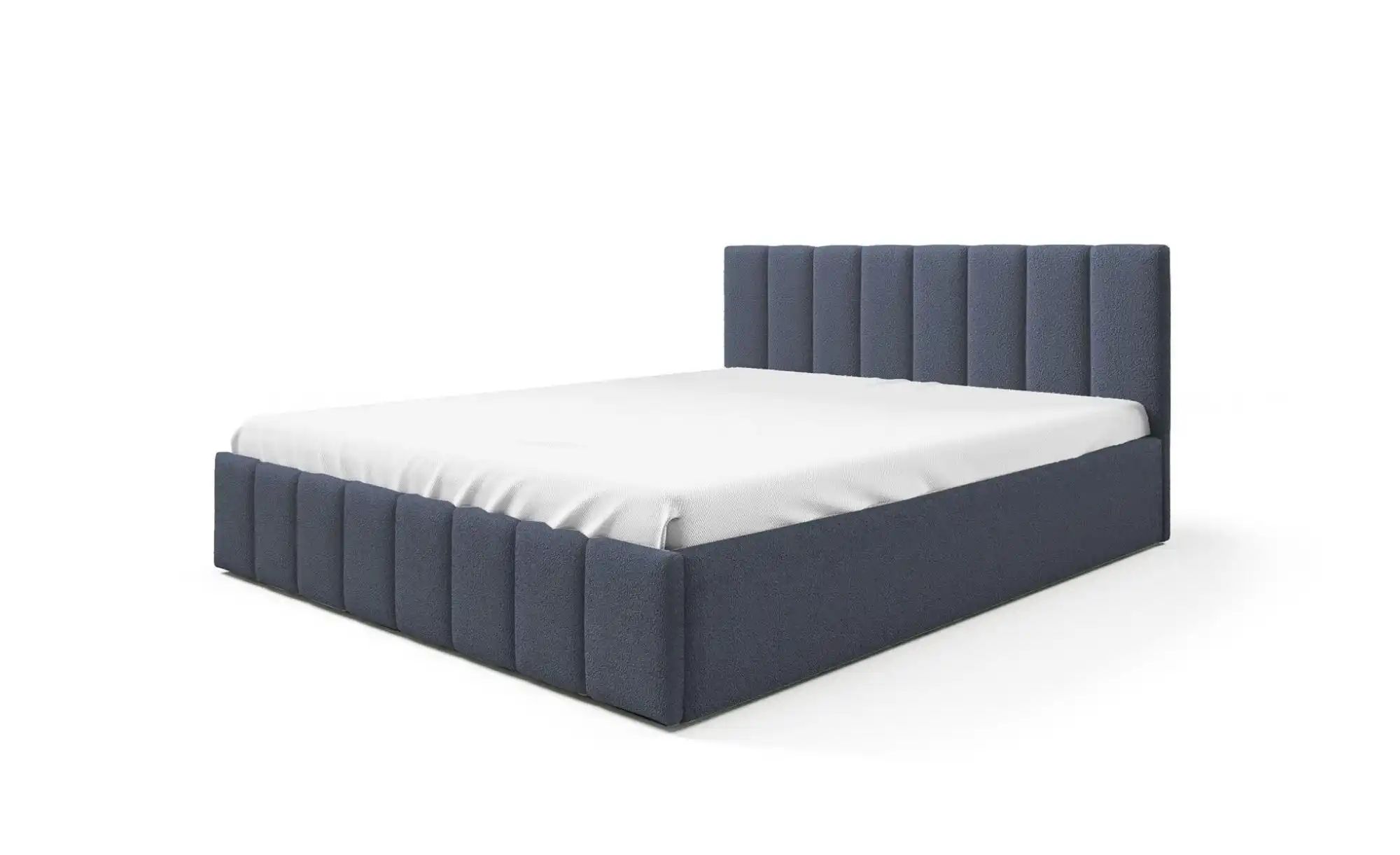 Polsterbett 200x200 Beige   ¦ blau ¦ Maße (cm): B: 140 H: 90 Betten > Polst günstig online kaufen