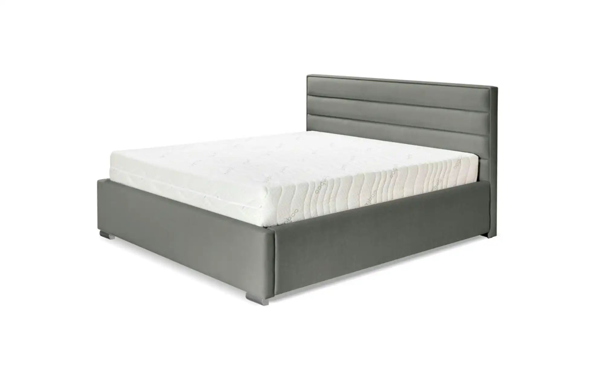 Polsterbett mit Bettkasten Cezar ¦ grau ¦ Maße (cm): B: 160 H: 110 Betten > günstig online kaufen