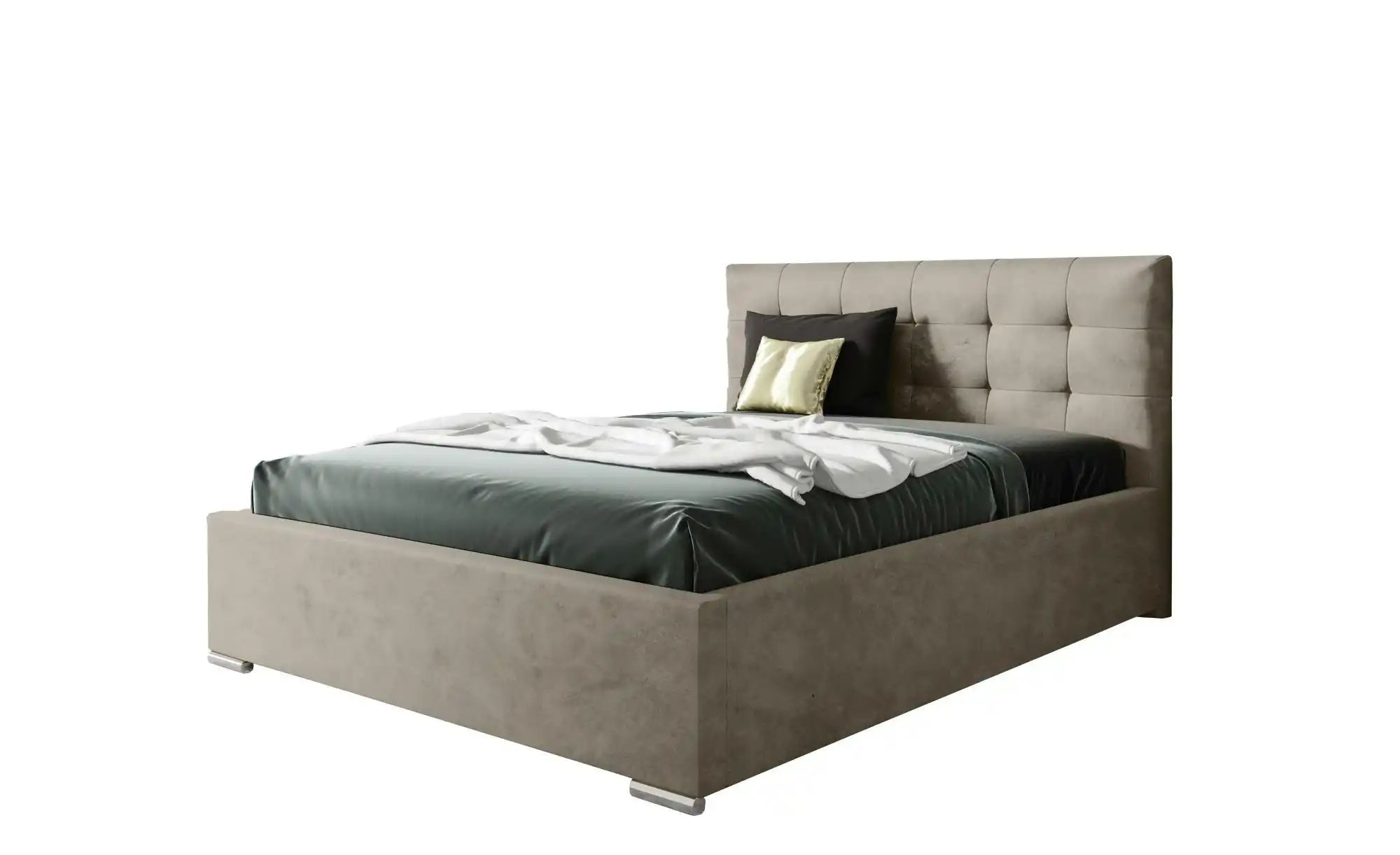 Polsterbett 160x200 Rosa   ¦ beige ¦ Maße (cm): B: 140 H: 110 Betten > Komf günstig online kaufen