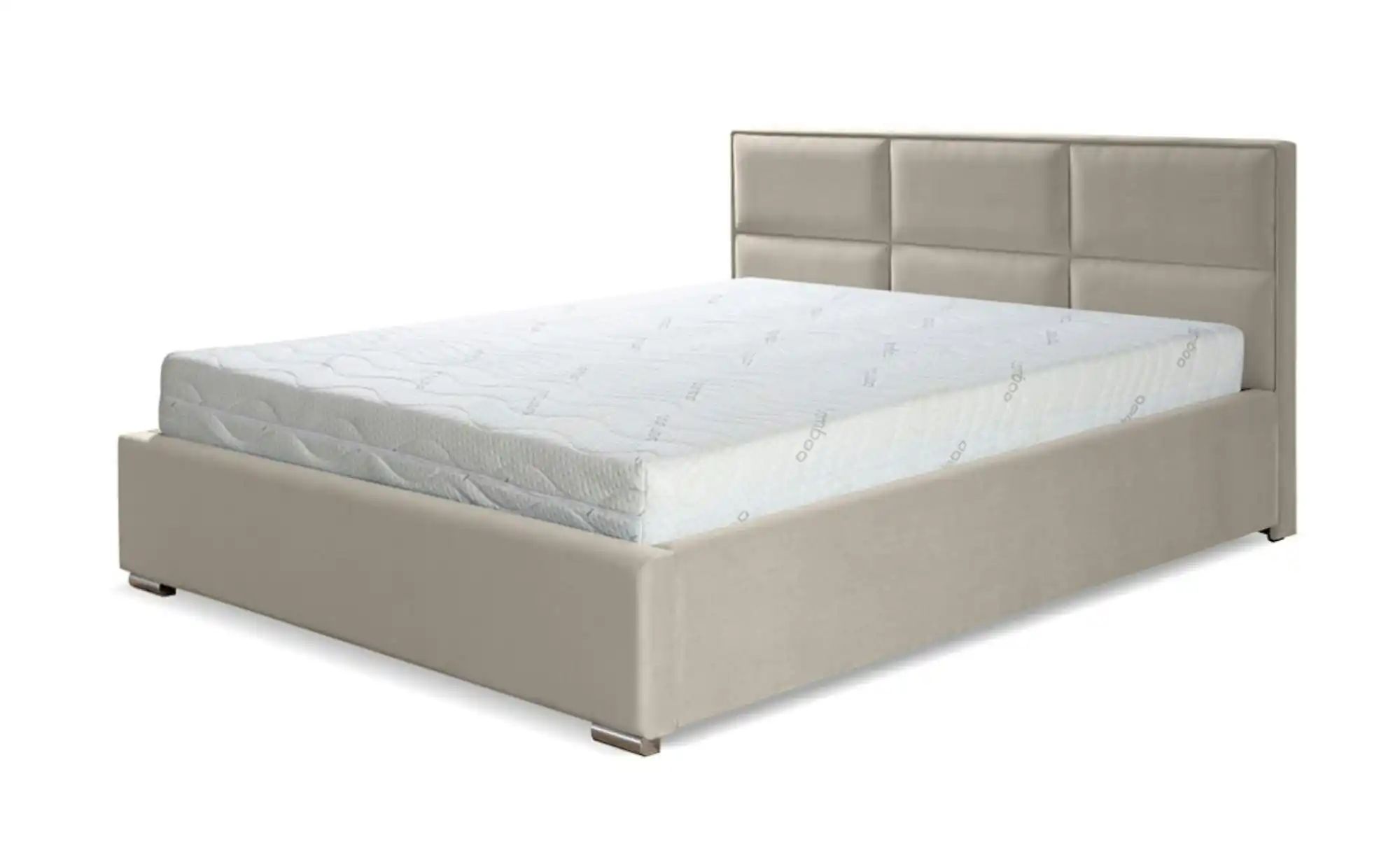 Polsterbett mit Bettkasten Imbir ¦ beige ¦ Maße (cm): B: 180 H: 52 Betten > günstig online kaufen