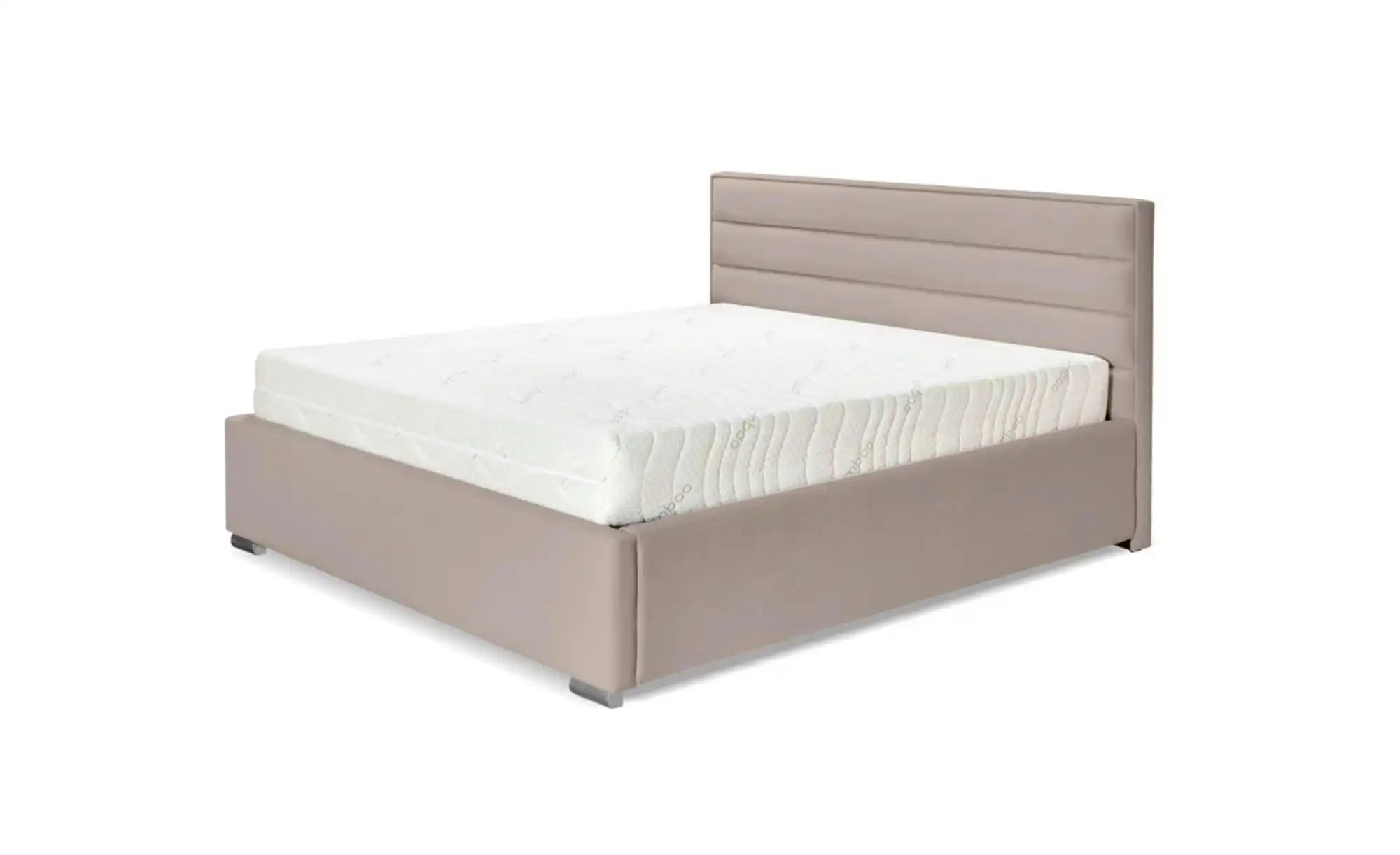 Polsterbett 120x200 Grün ¦ beige ¦ Maße (cm): B: 200 H: 110 Betten > Komf günstig online kaufen