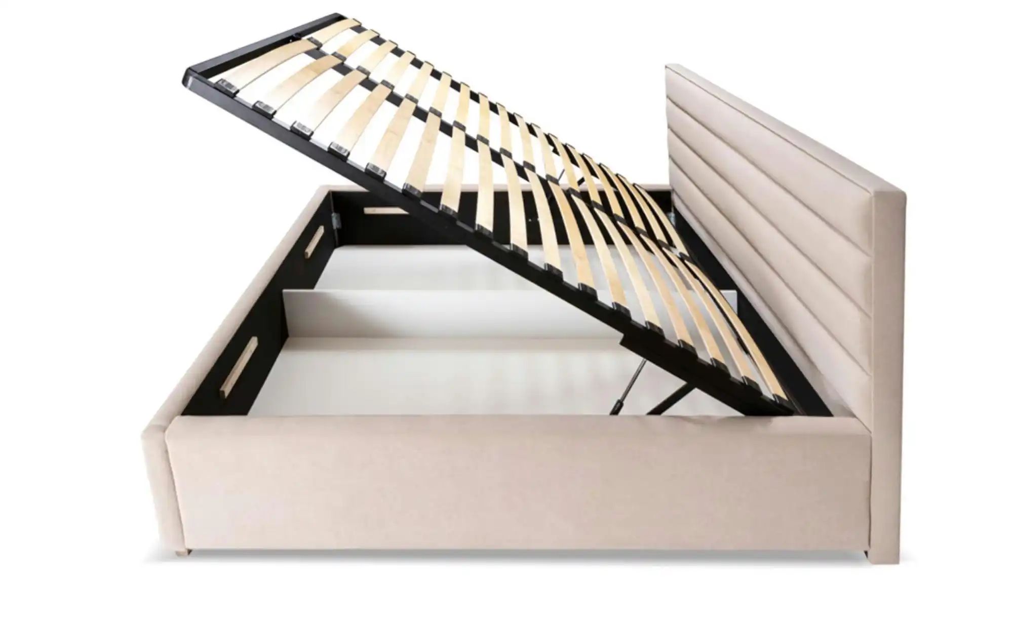 Polsterbett 120x200 Grün   ¦ beige ¦ Maße (cm): B: 200 H: 110 Betten > Komf günstig online kaufen