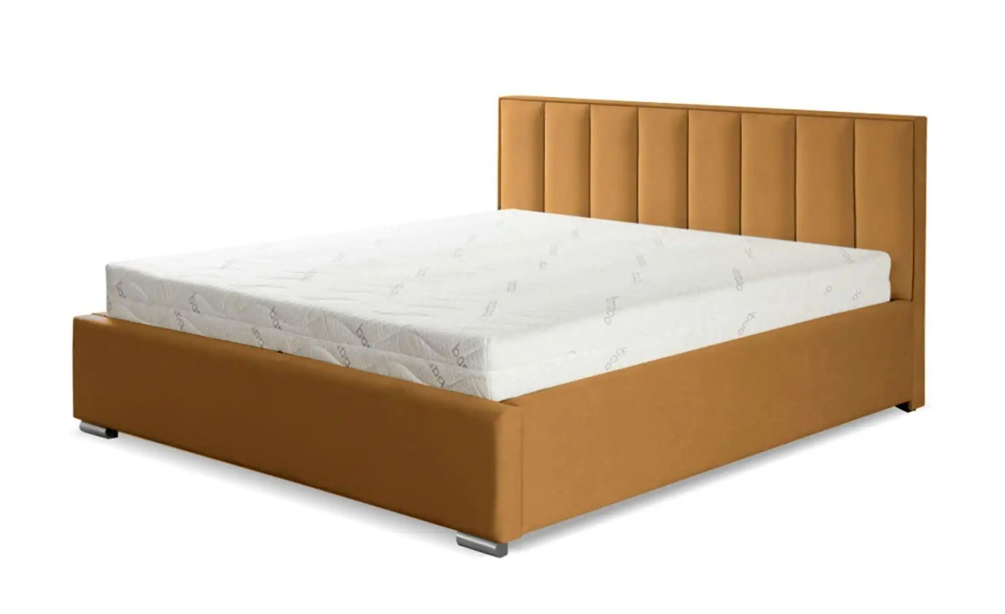 Polsterbett 140x200 Gelb   ¦ gelb ¦ Maße (cm): B: 140 H: 110 Betten > Komfo günstig online kaufen
