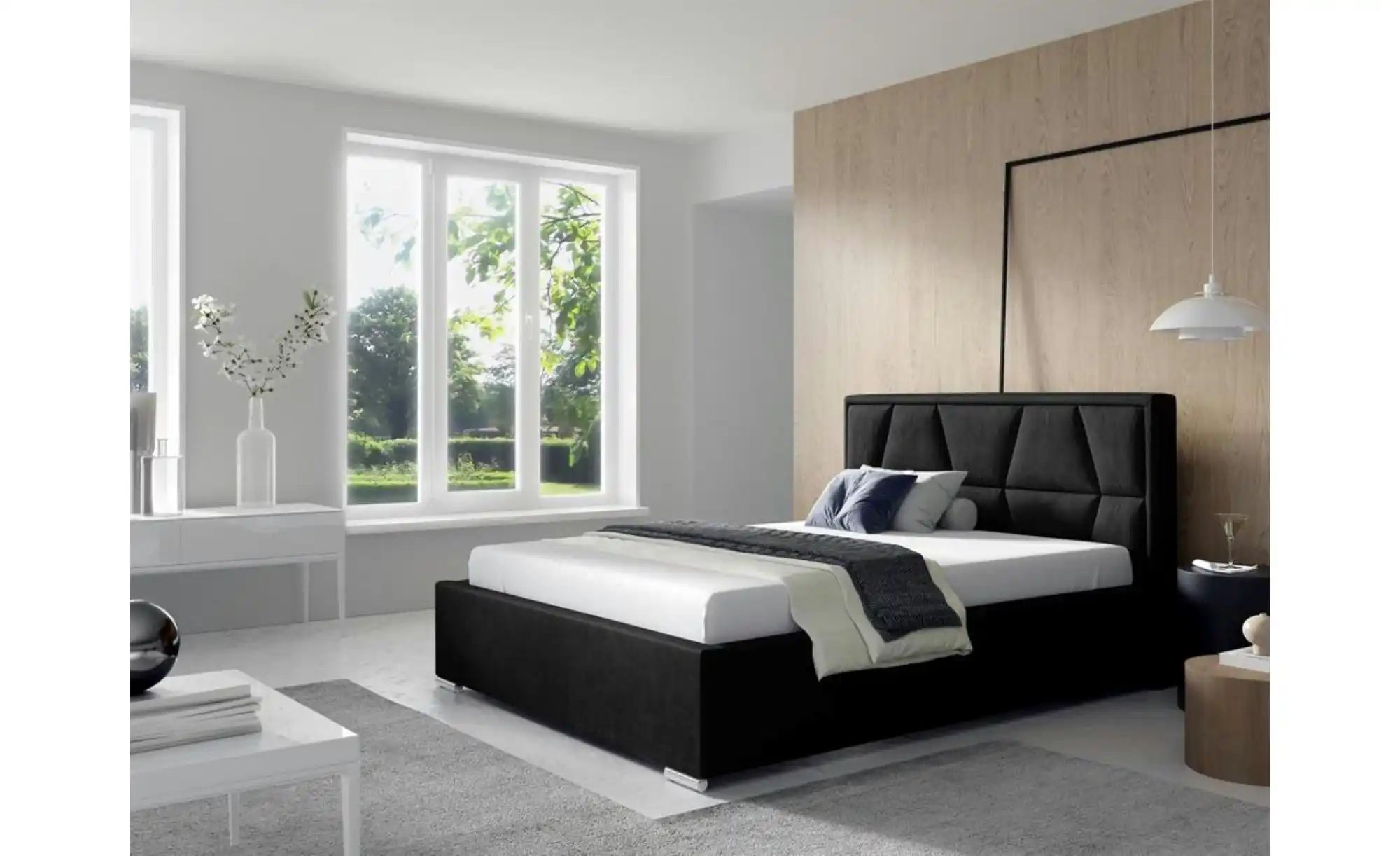 Polsterbett mit Bettkasten Loca ¦ schwarz ¦ Maße (cm): H: 110 Betten > Komf günstig online kaufen