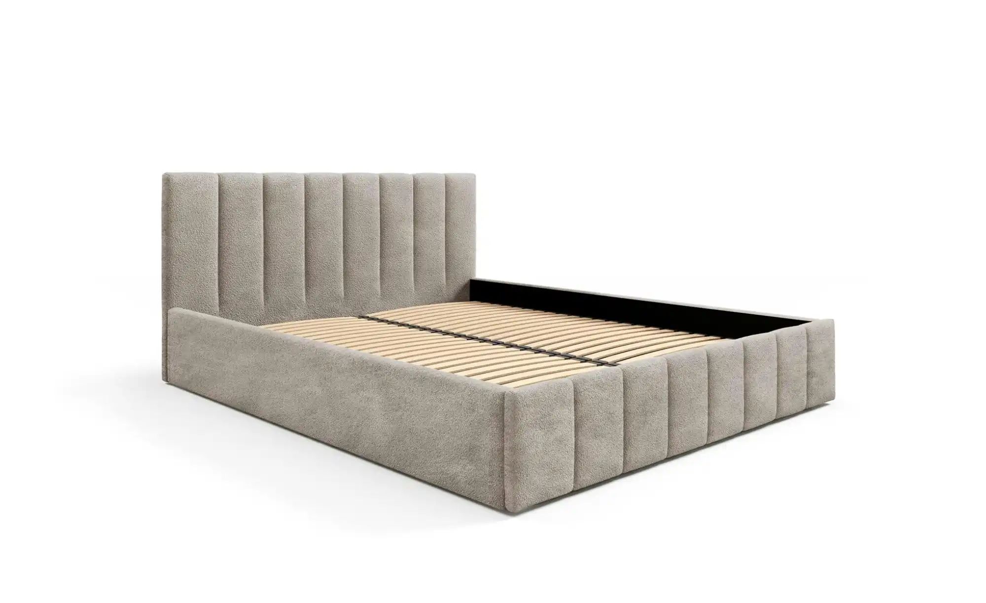 Polsterbett mit Bettkasten Eyla ¦ beige ¦ Maße (cm): H: 90 Betten > Polster günstig online kaufen